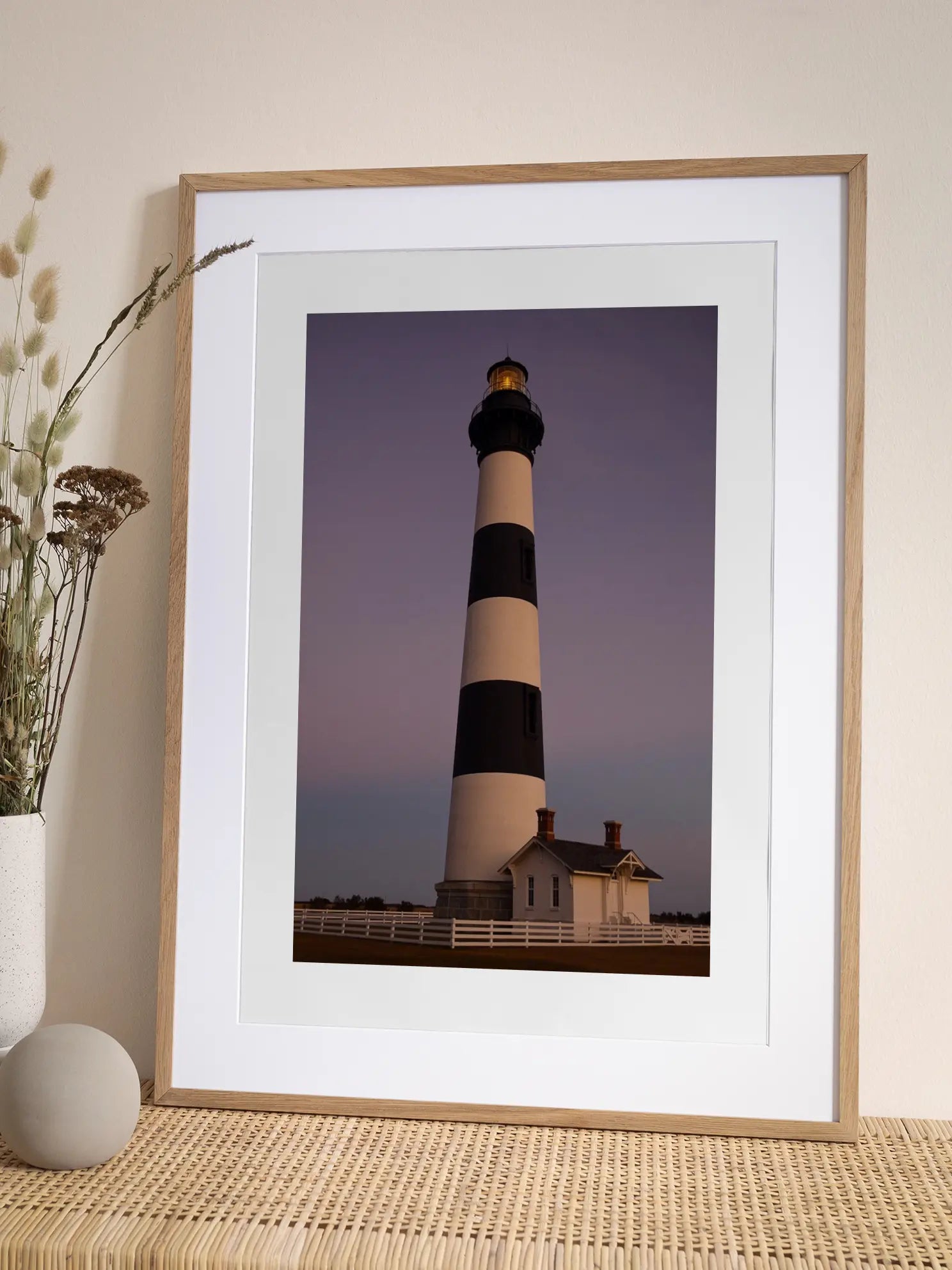 Lighthouse in Twilight Poster