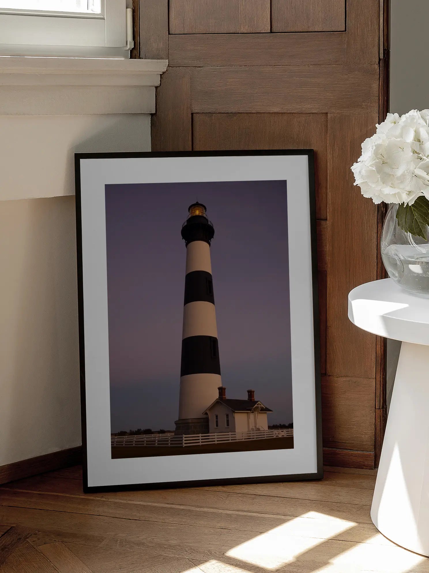 Lighthouse in Twilight Poster