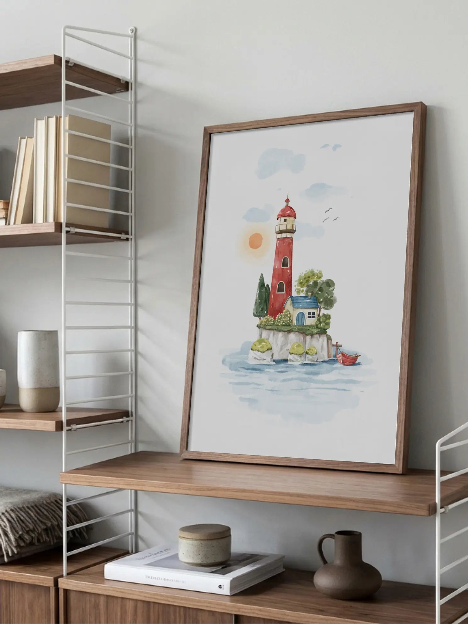 Lighthouse Island Poster