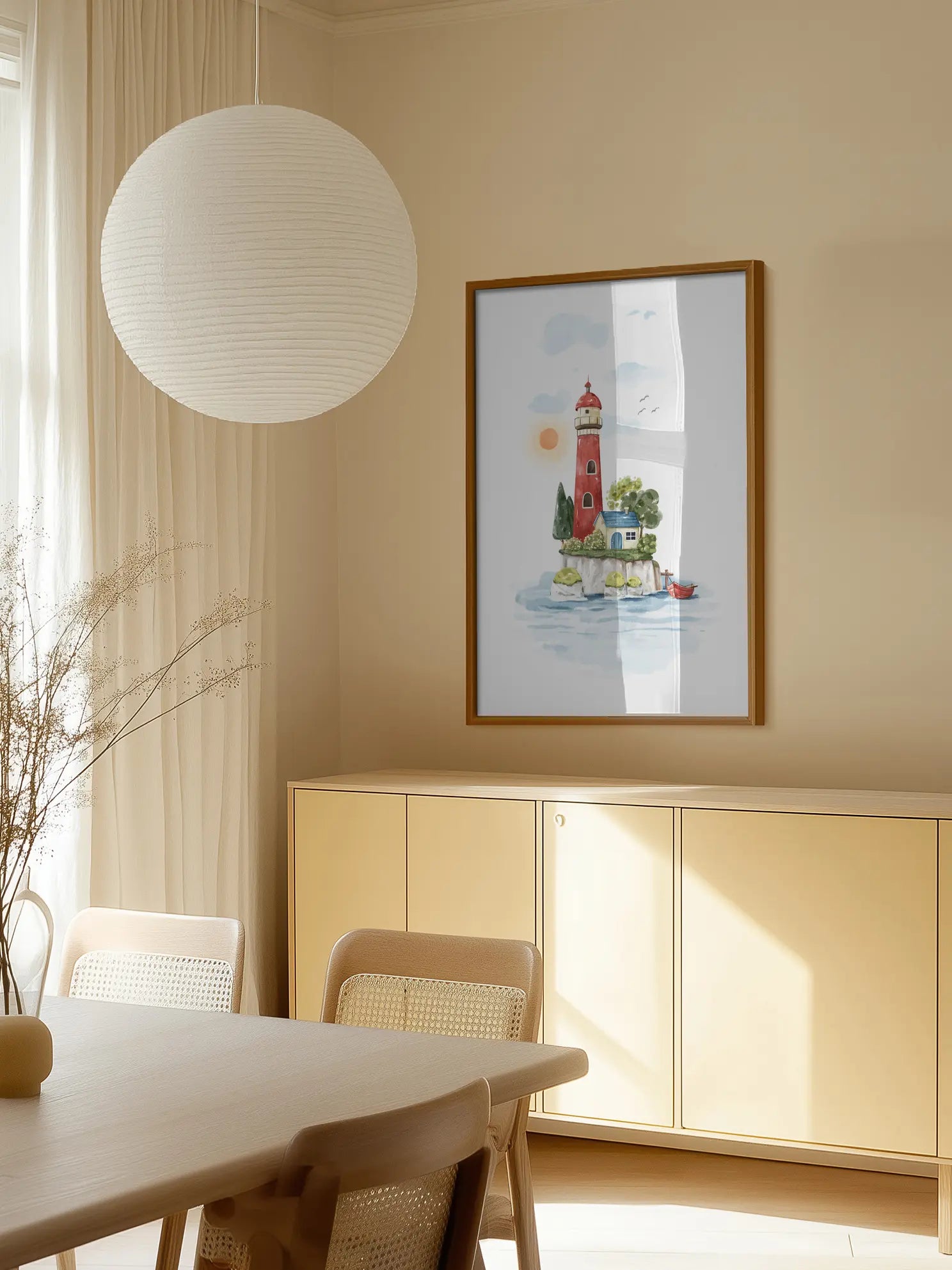 Lighthouse Island Poster