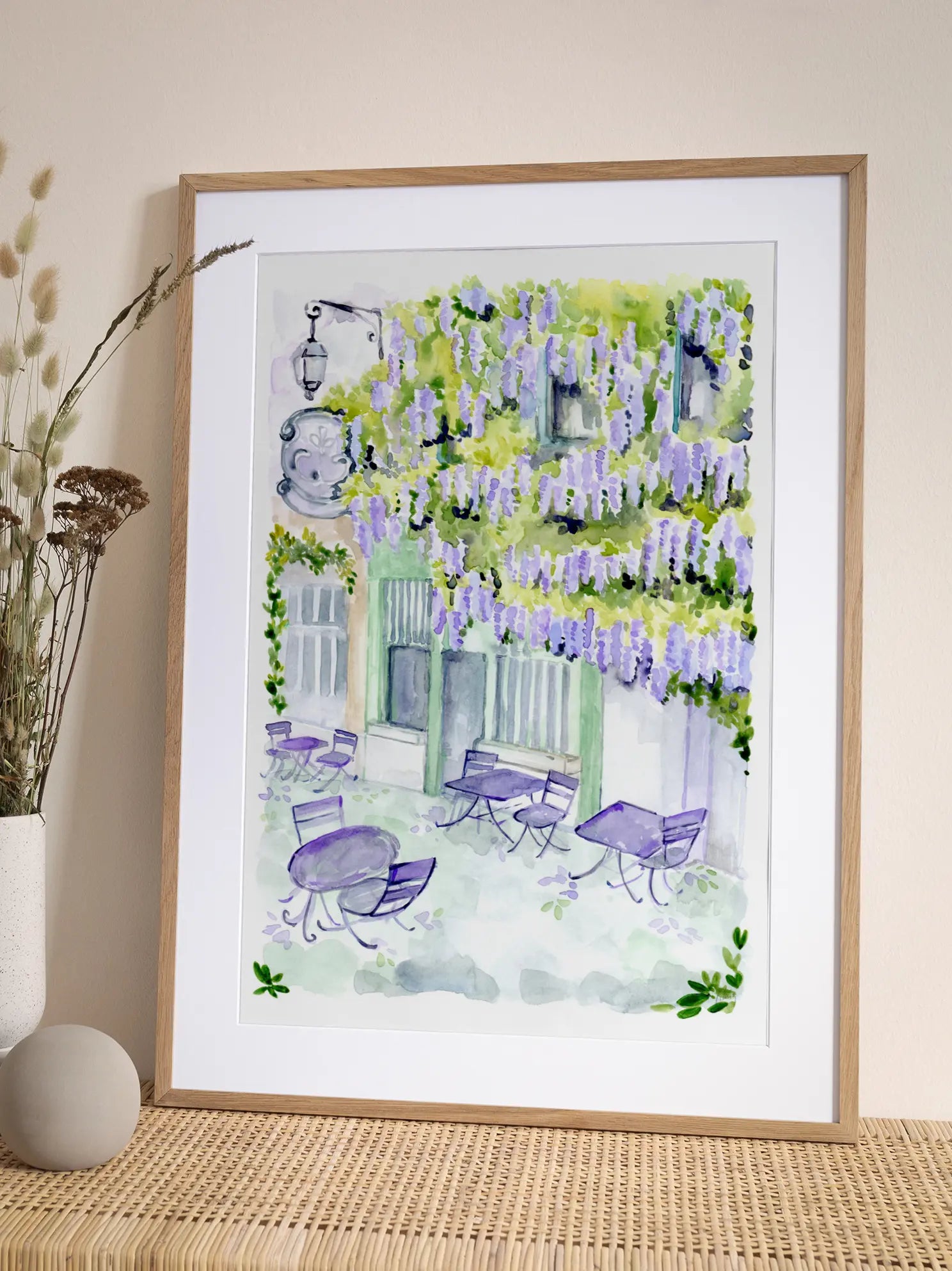 Lilac Terrace Poster