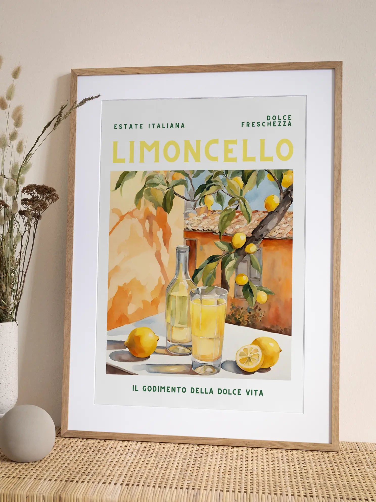 Limoncello Genuss Poster