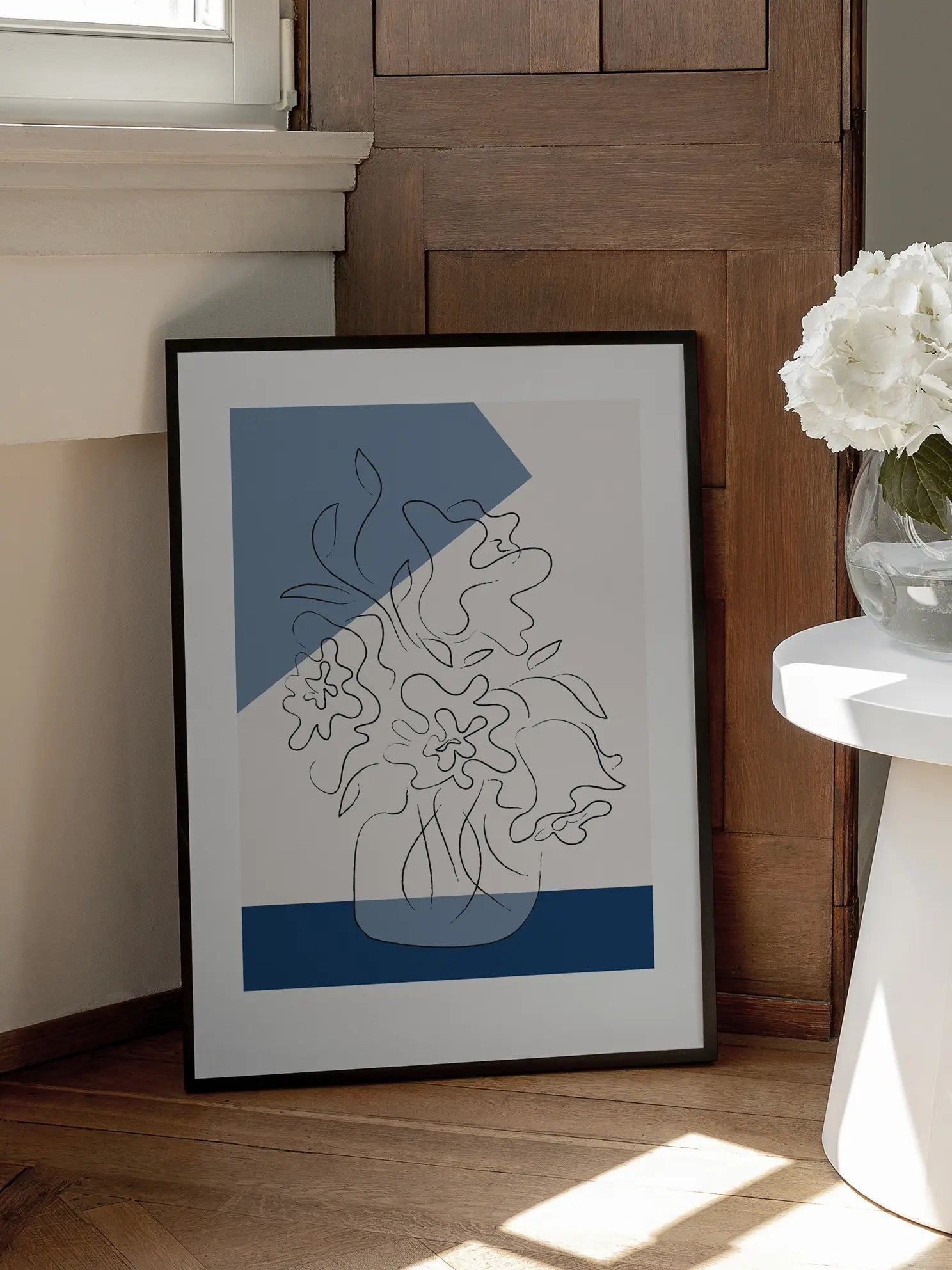 Line Art Bouquet Poster