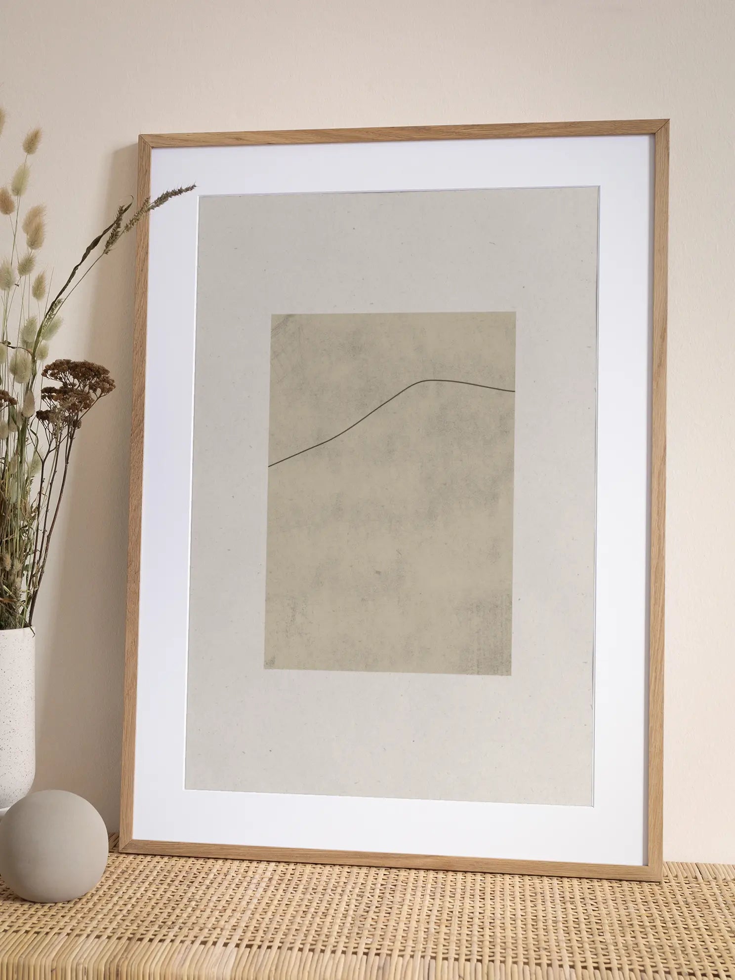 Line Art Square Poster