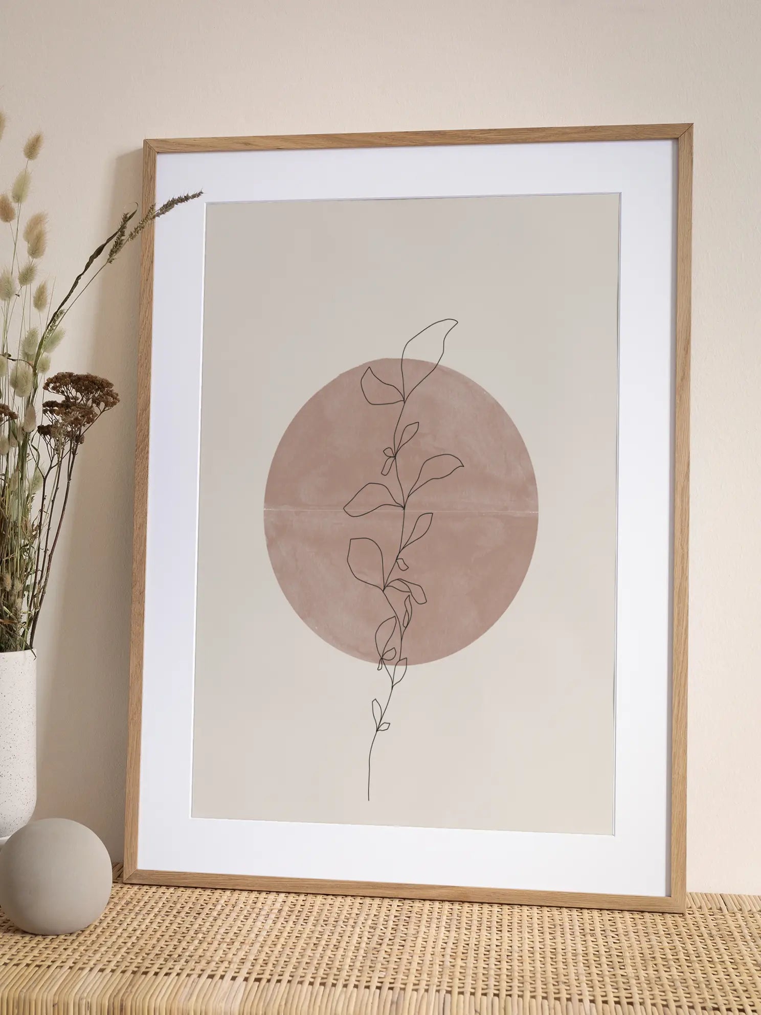 Line Plant Poster