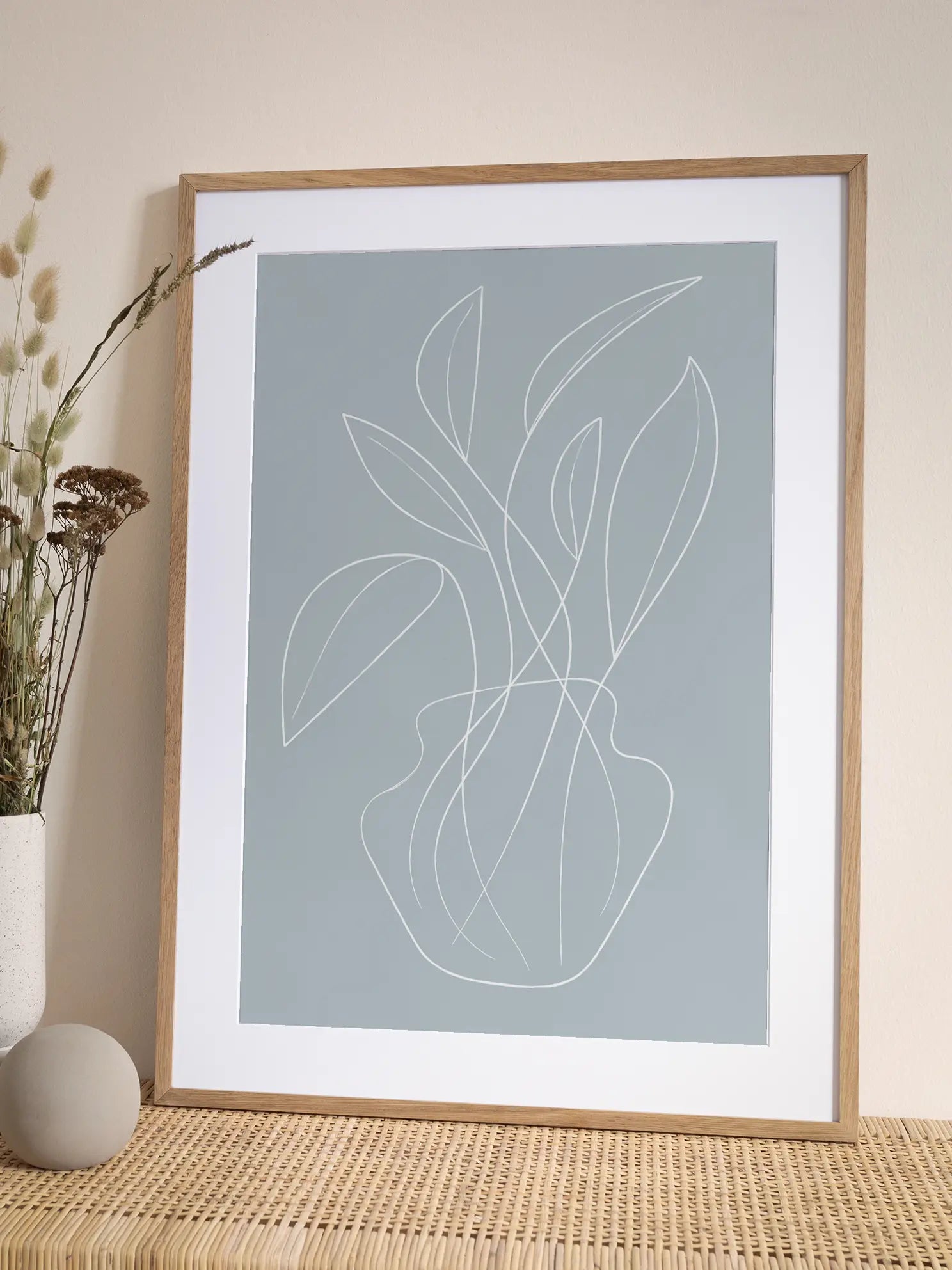 Line Vase Poster