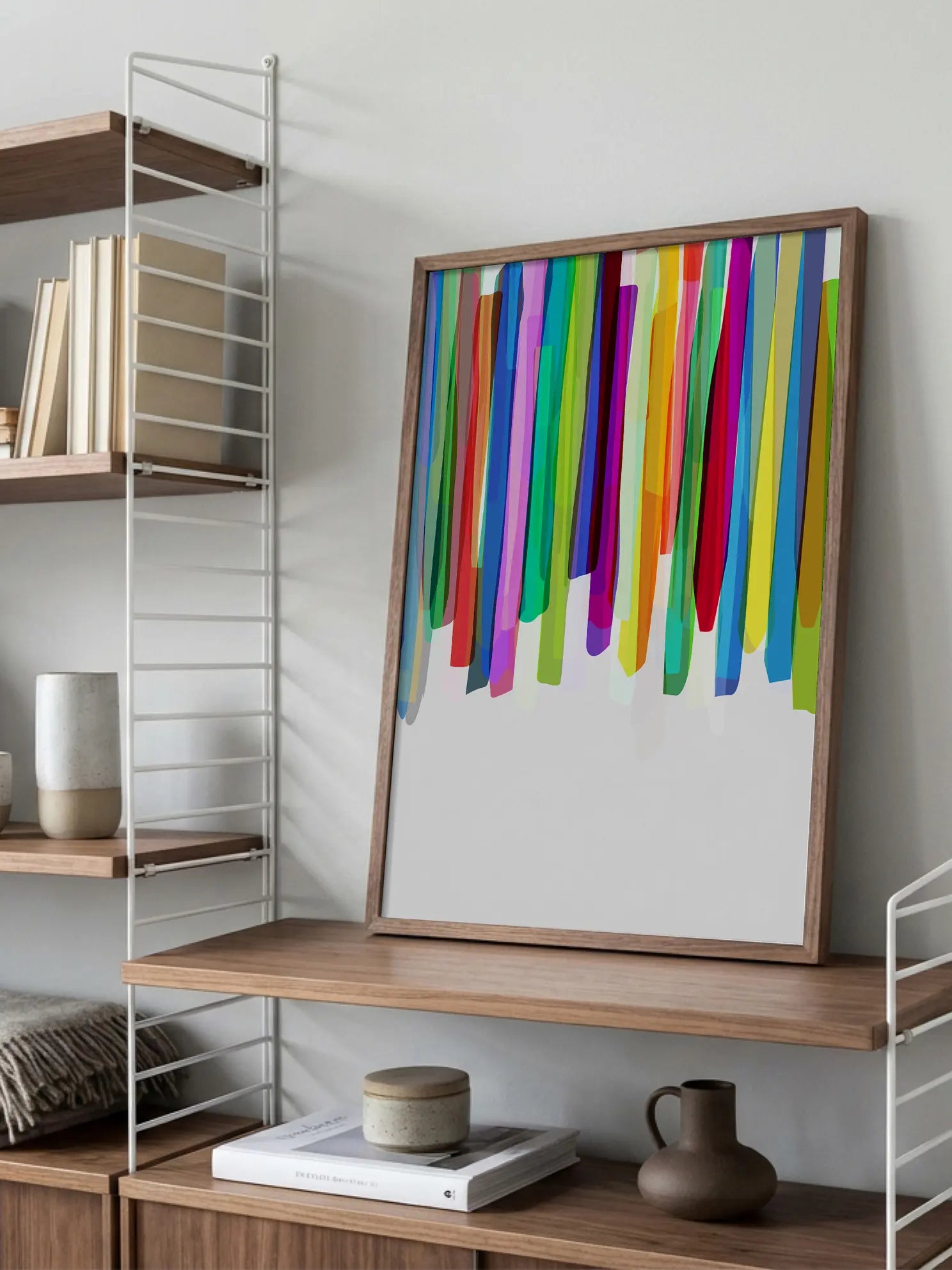Lines of Color Poster