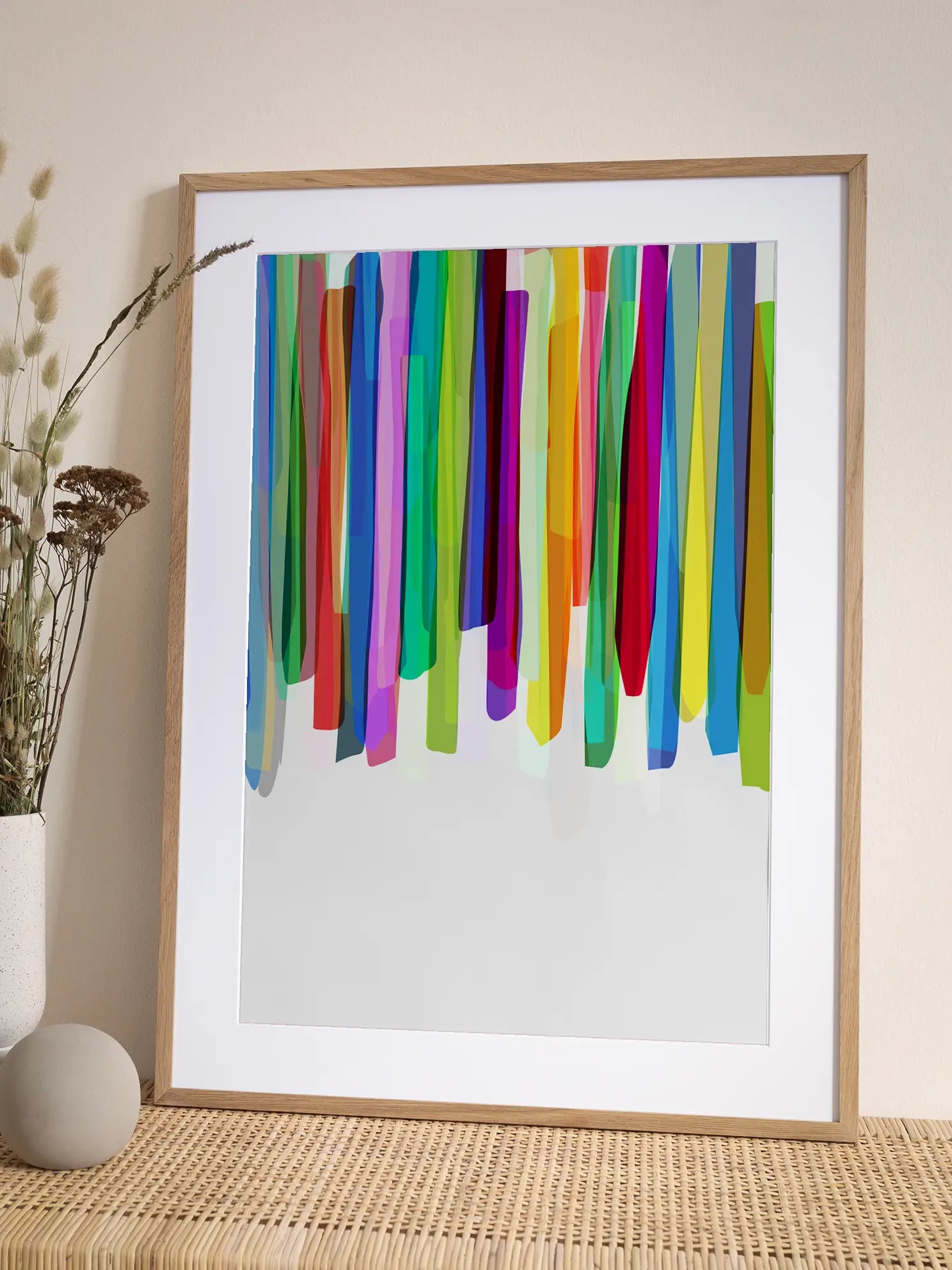 Lines of Color Poster