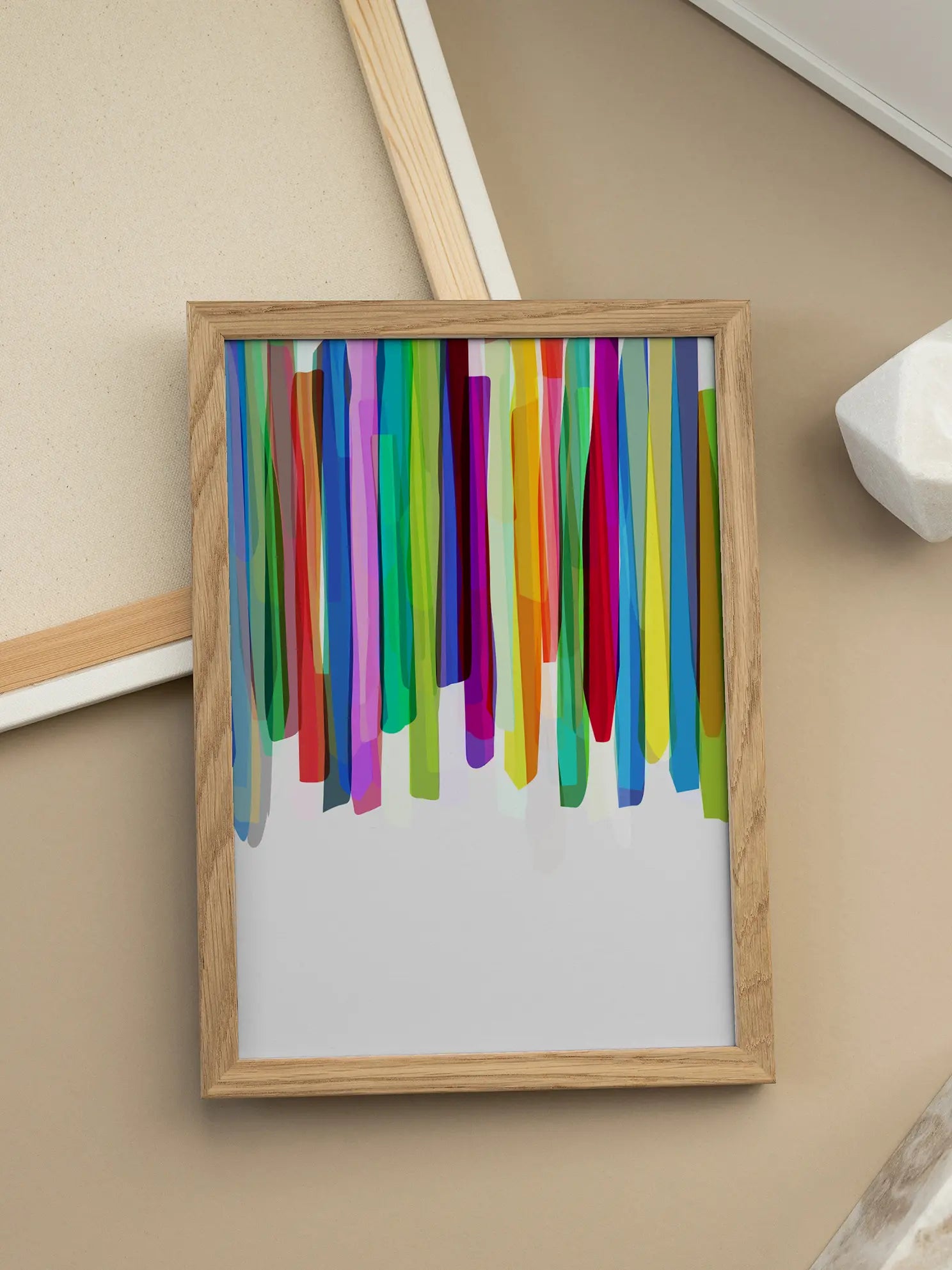 Lines of Color Poster
