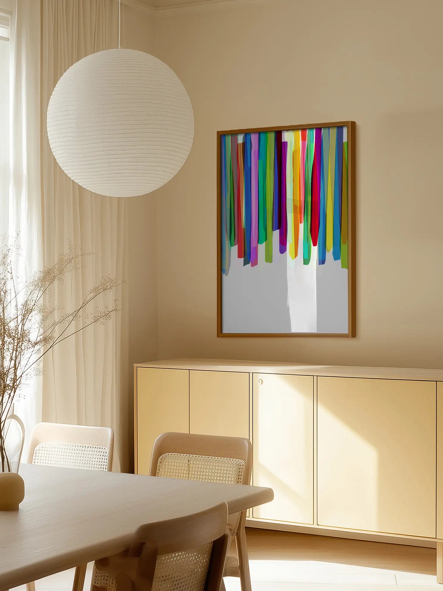 Lines of Color Poster