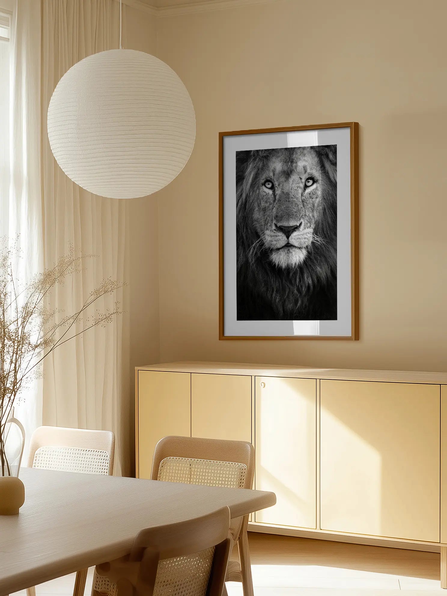 Lion Portait Poster