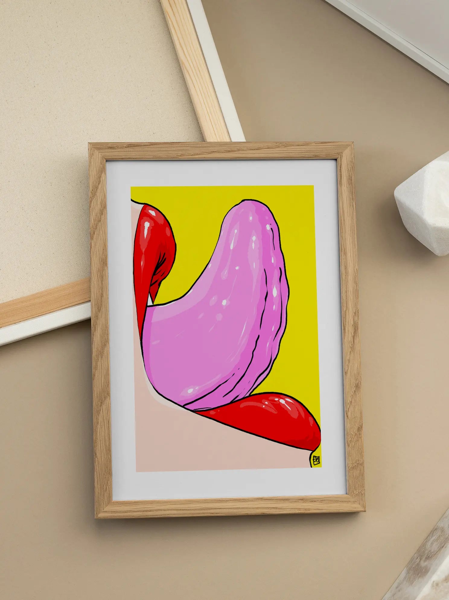 Lips Poster