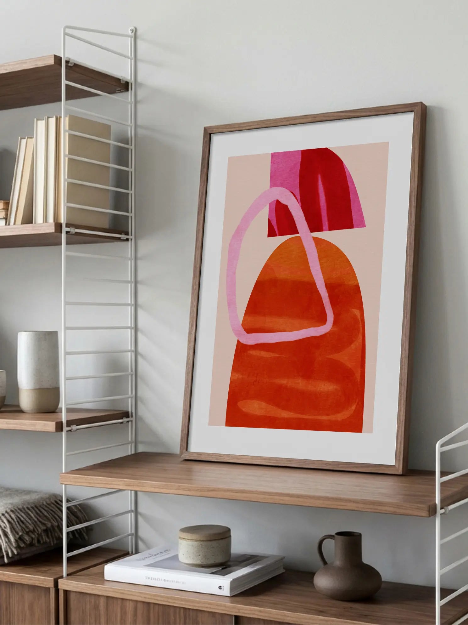 Lively Shapes Poster