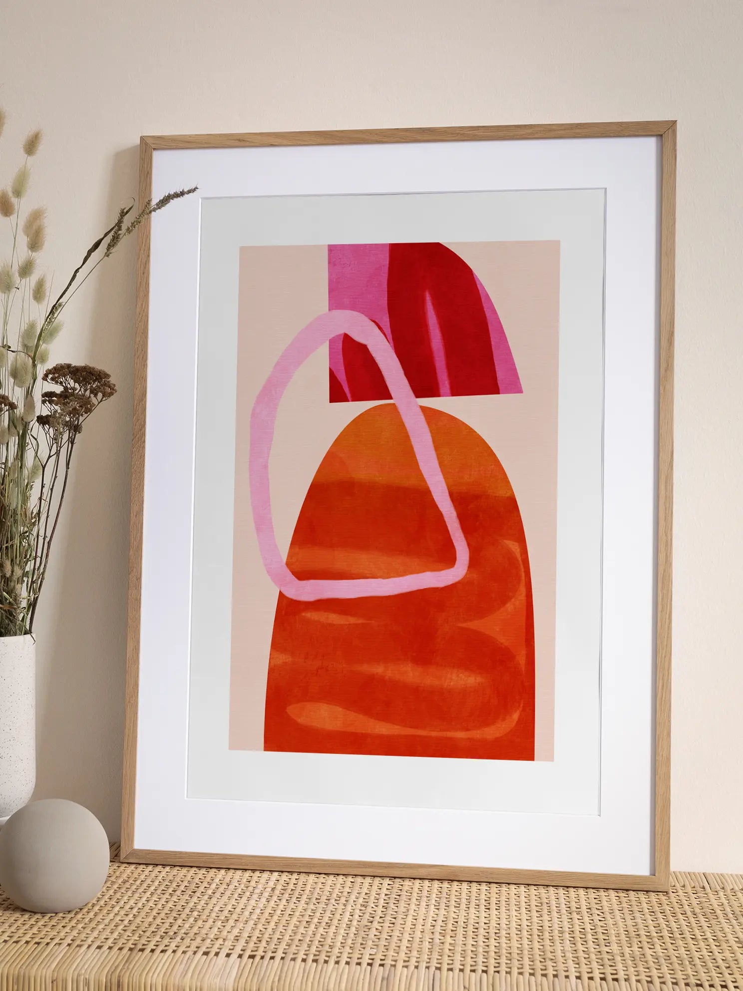 Lively Shapes Poster