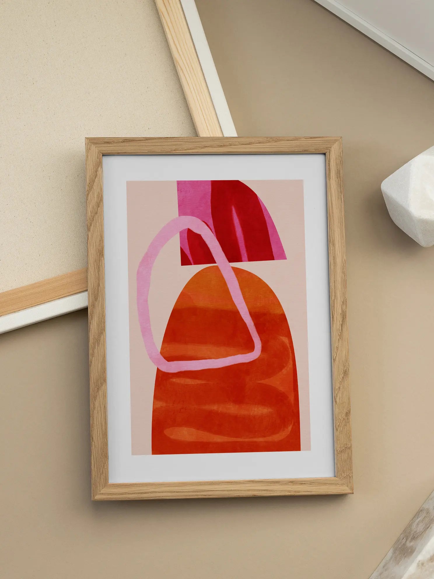 Lively Shapes Poster