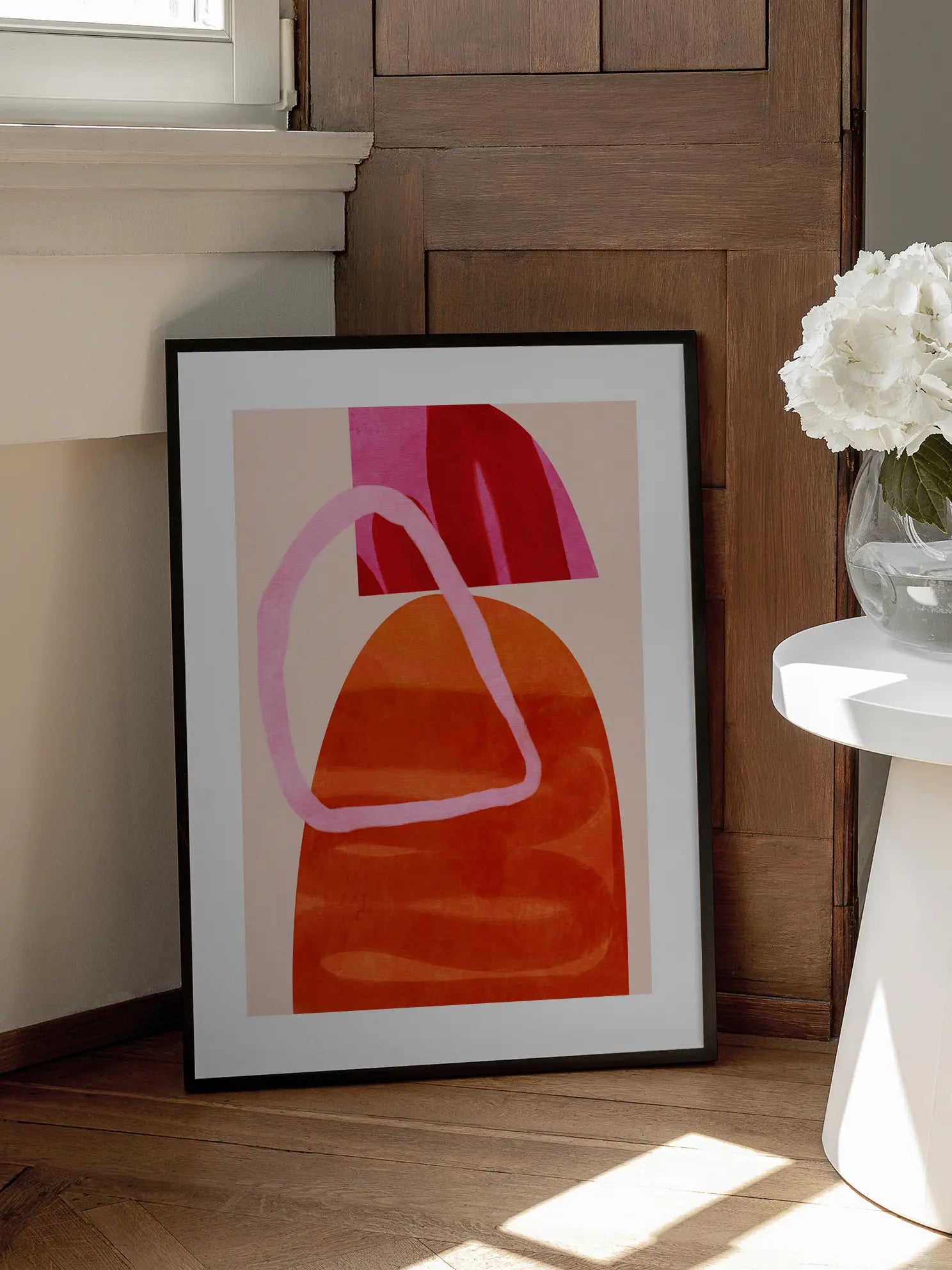 Lively Shapes Poster