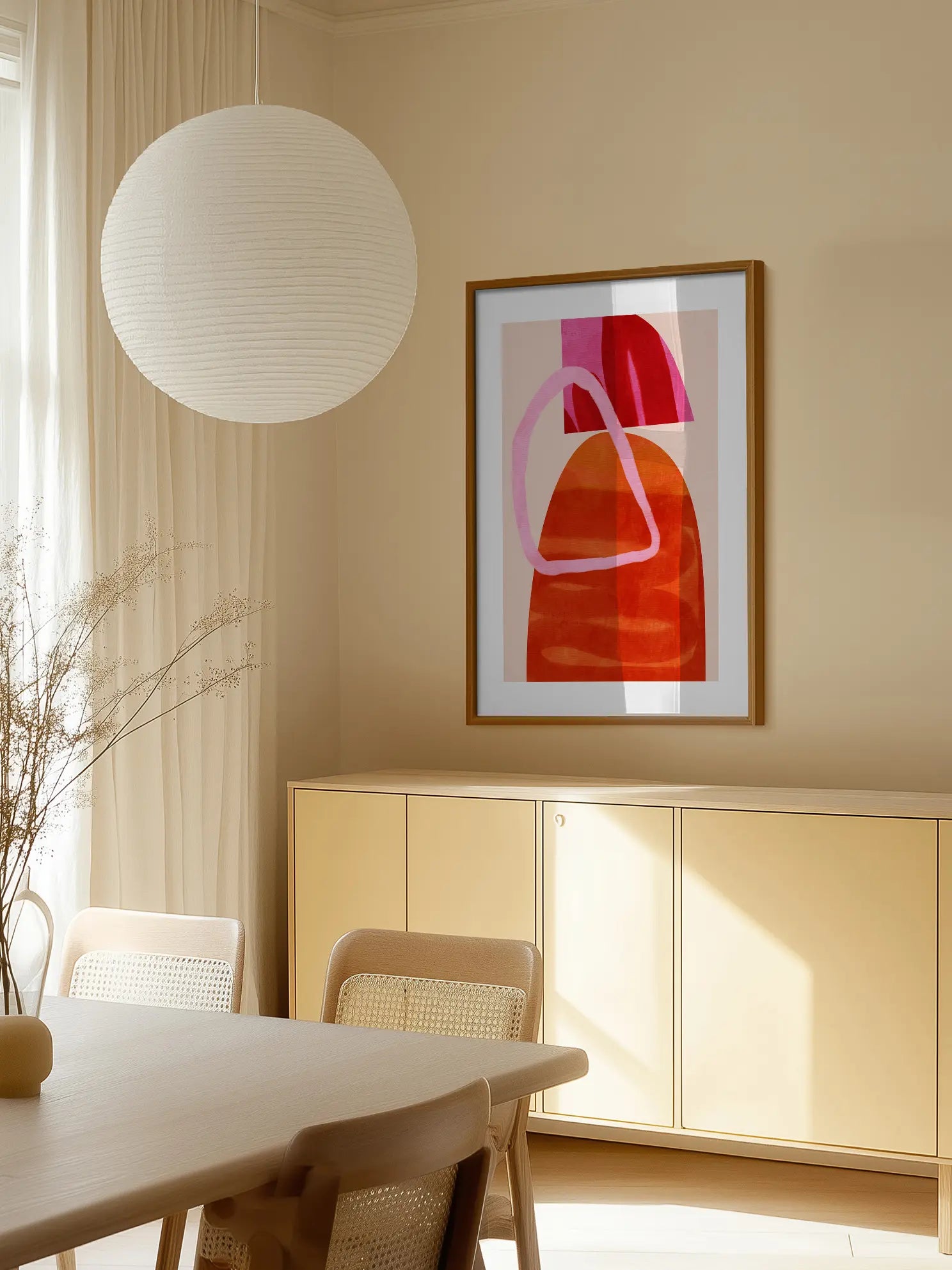 Lively Shapes Poster