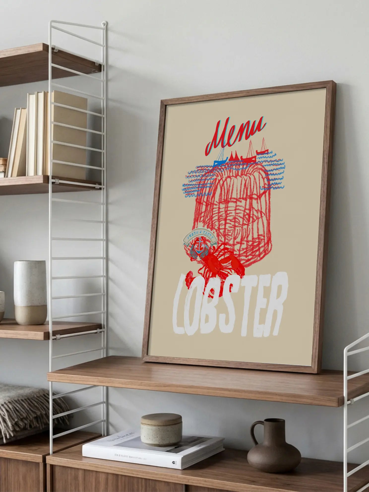 Lobster Menu Poster