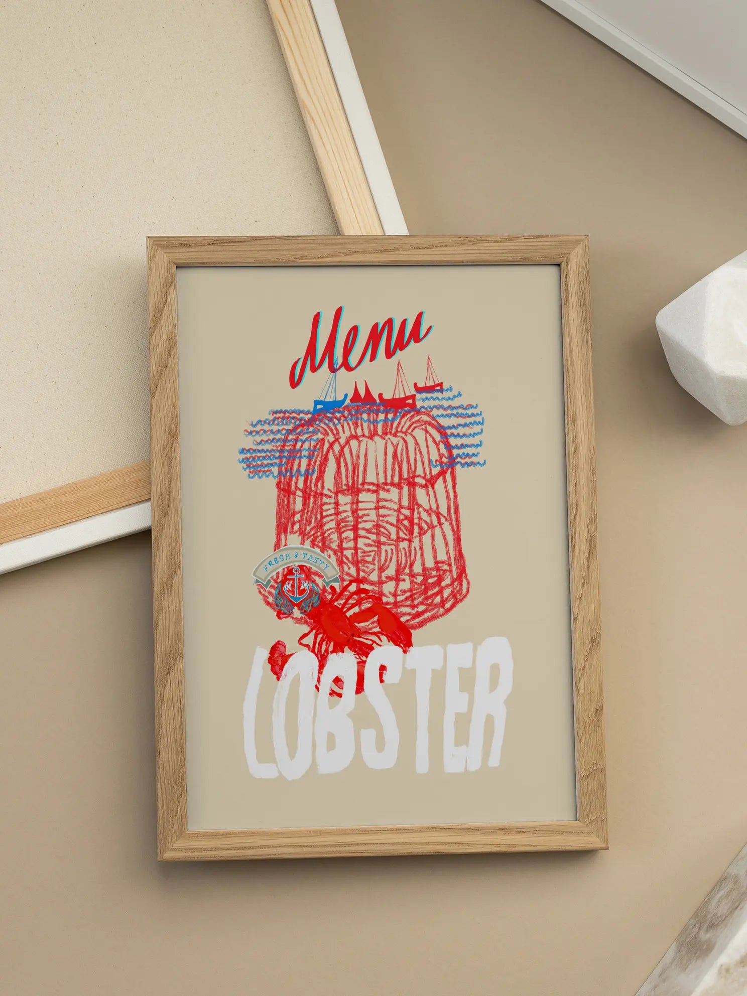 Lobster Menu Poster
