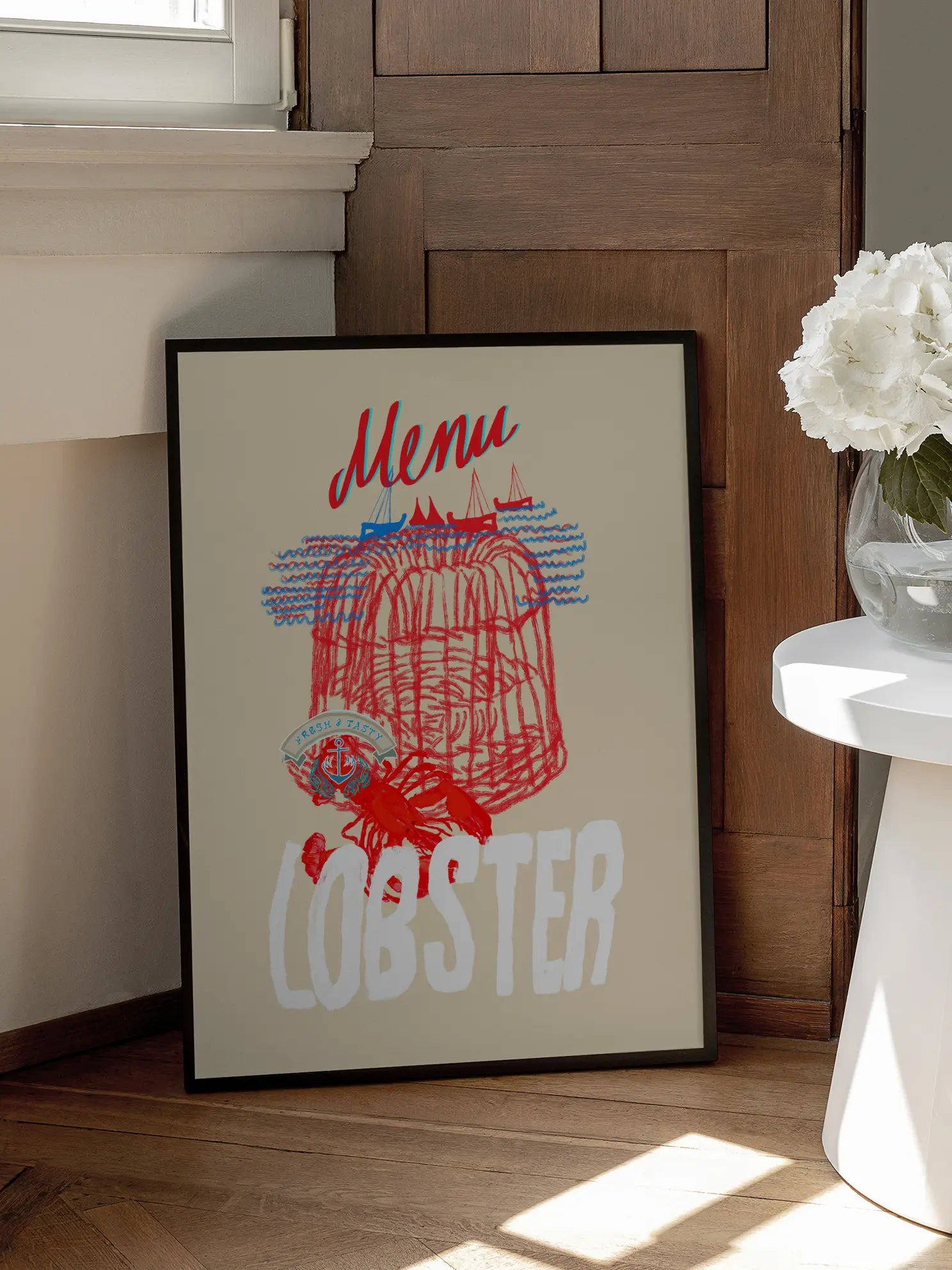 Lobster Menu Poster
