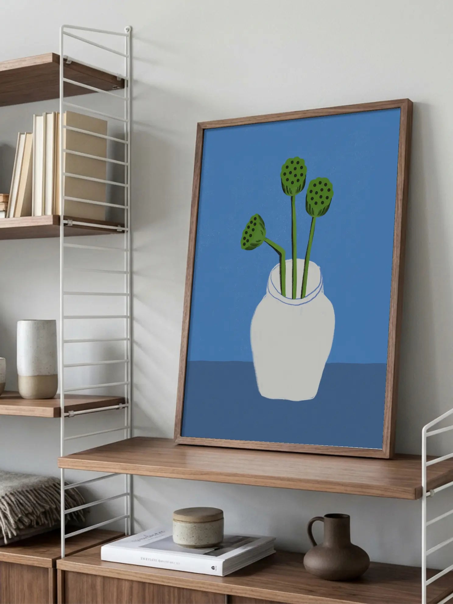 Lotus Still Life Poster
