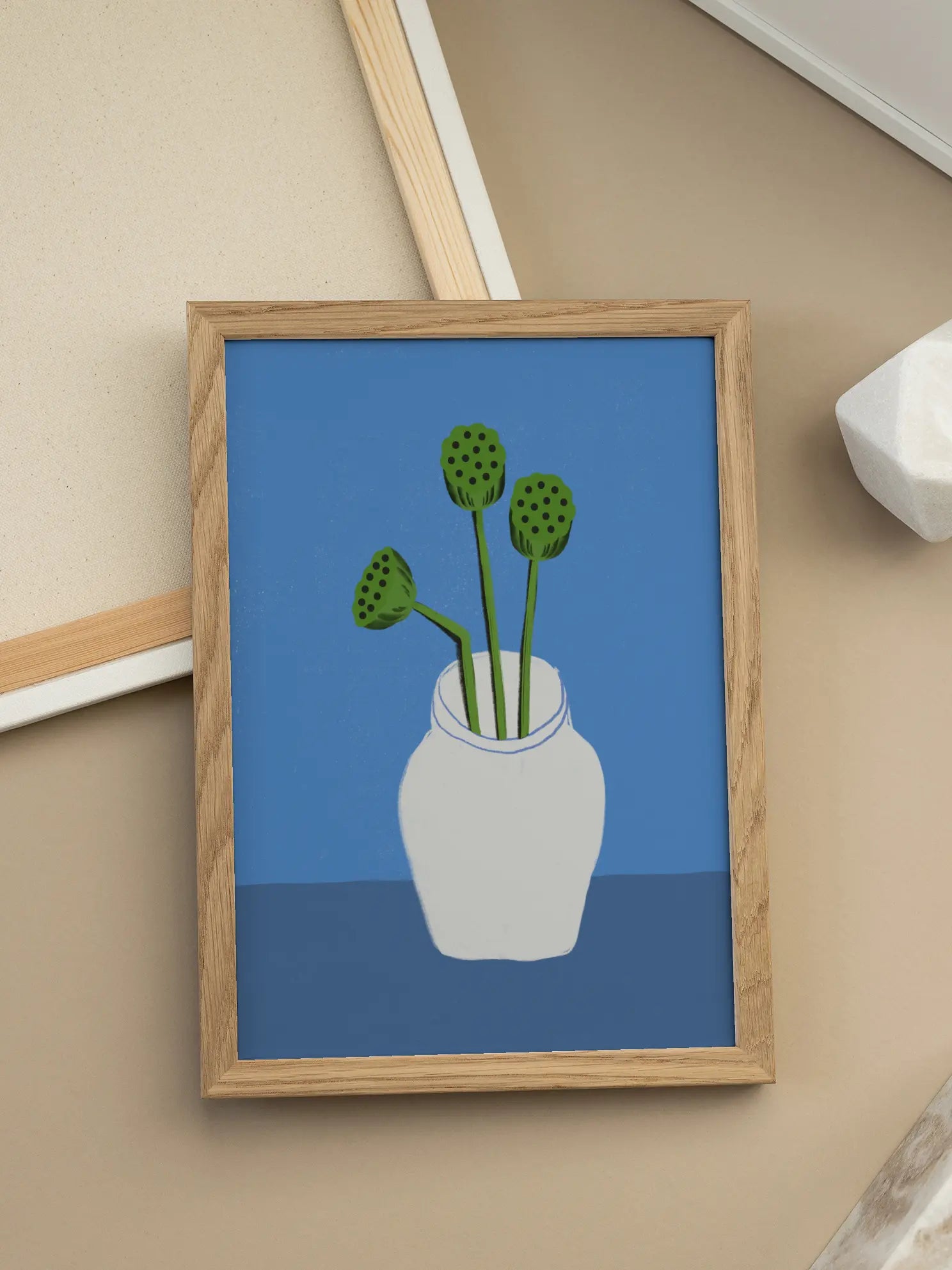 Lotus Still Life Poster