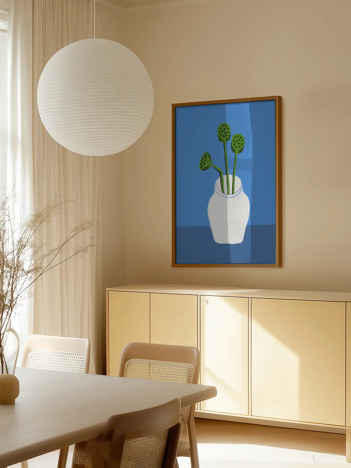 Lotus Still Life Poster