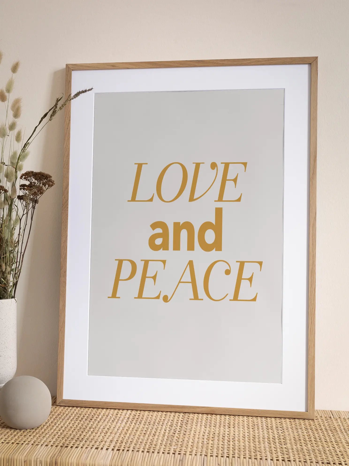 Love and Peace Poster