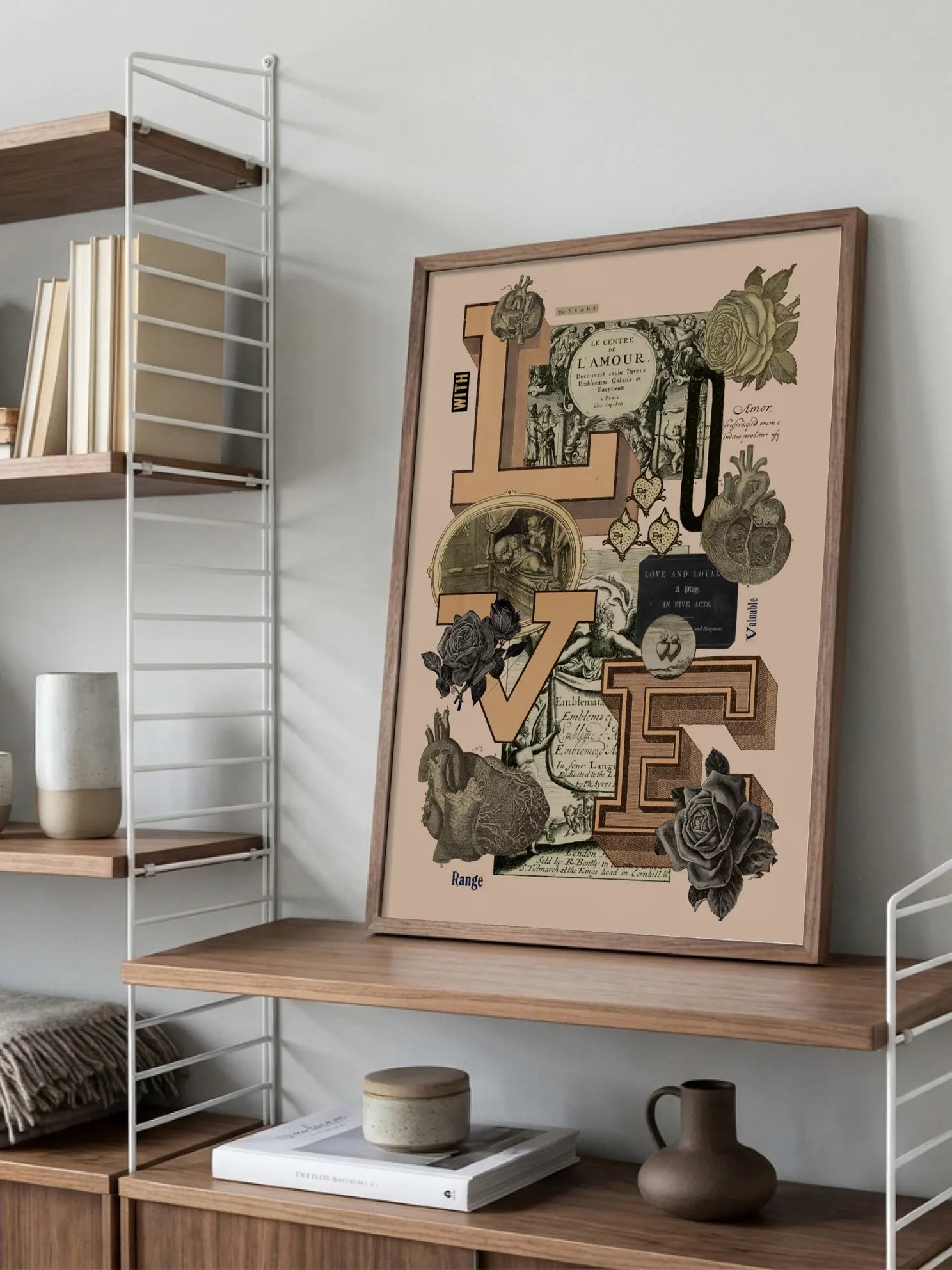 LOVE Collage Poster