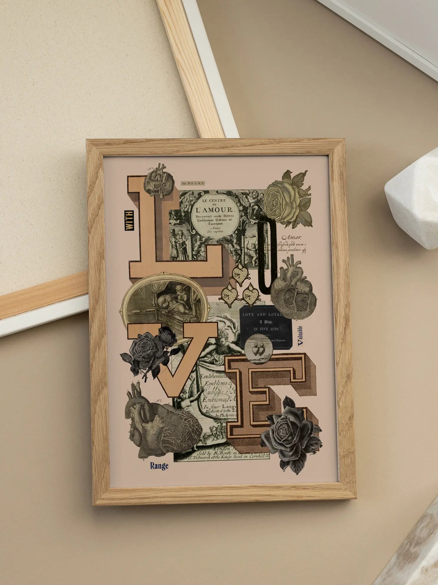 LOVE Collage Poster