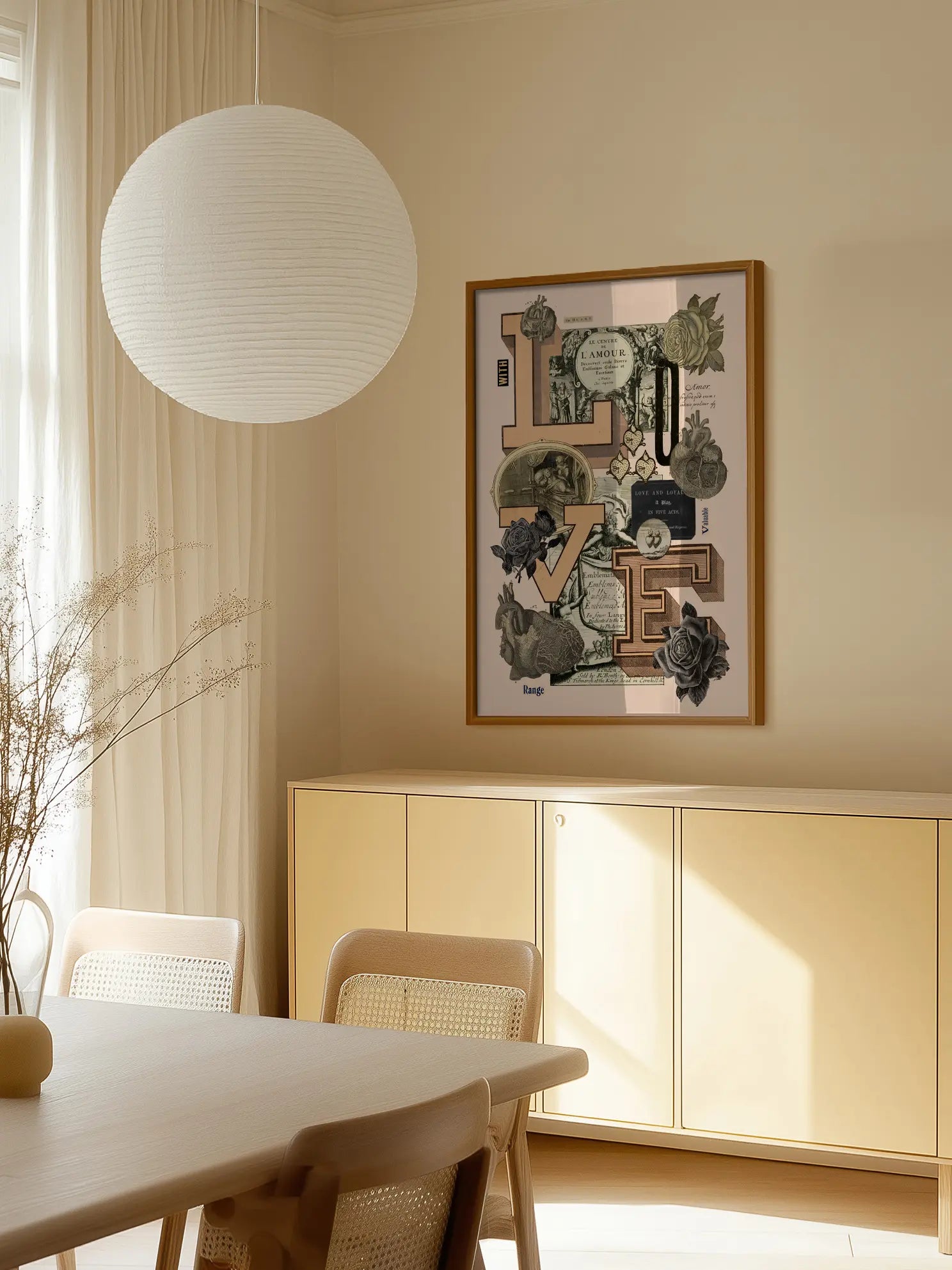 LOVE Collage Poster