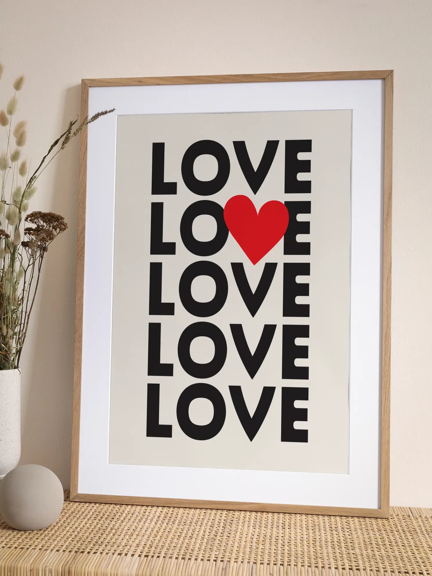Love Heart Poster