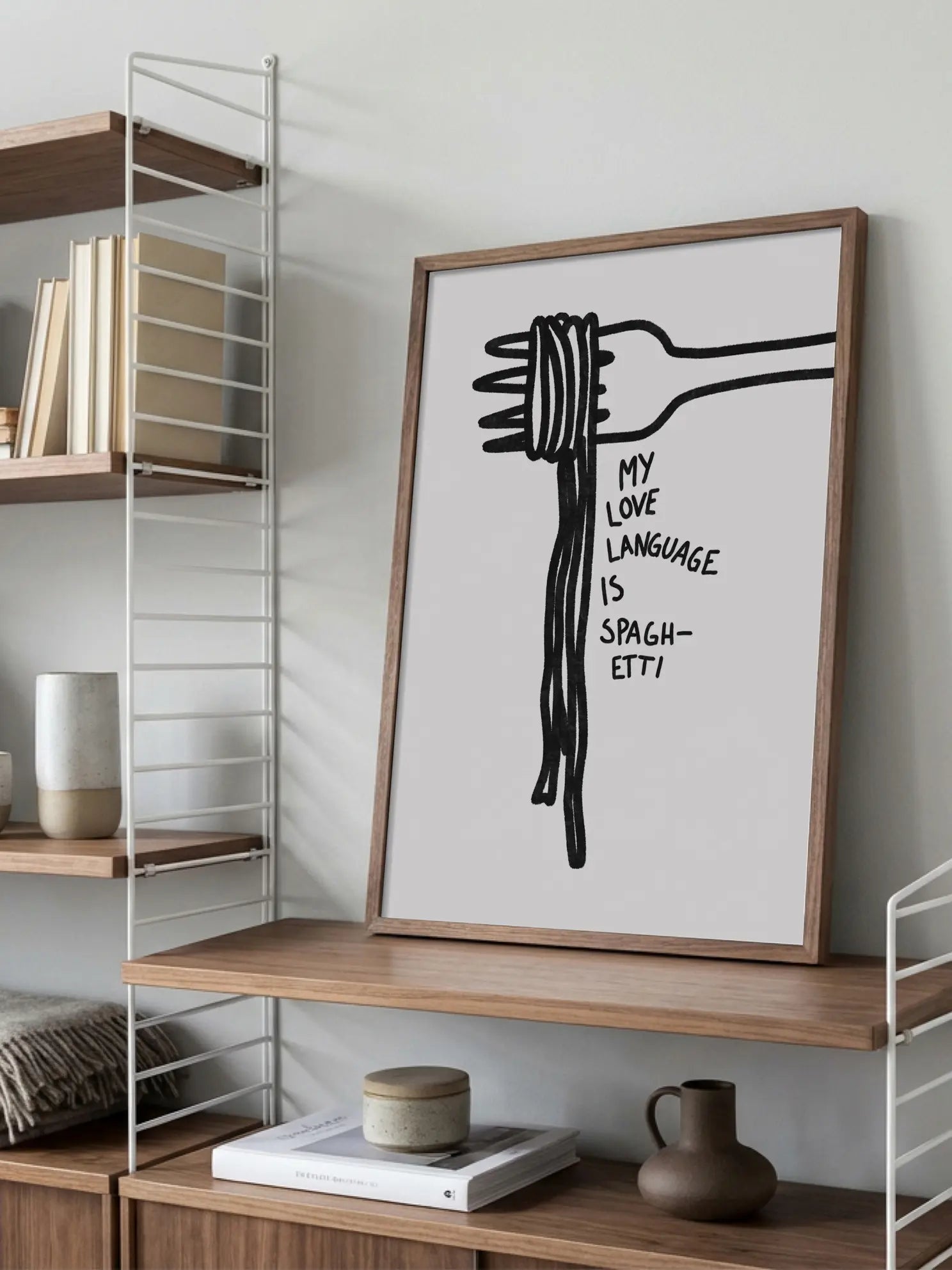 Love Language Spaghetti Poster