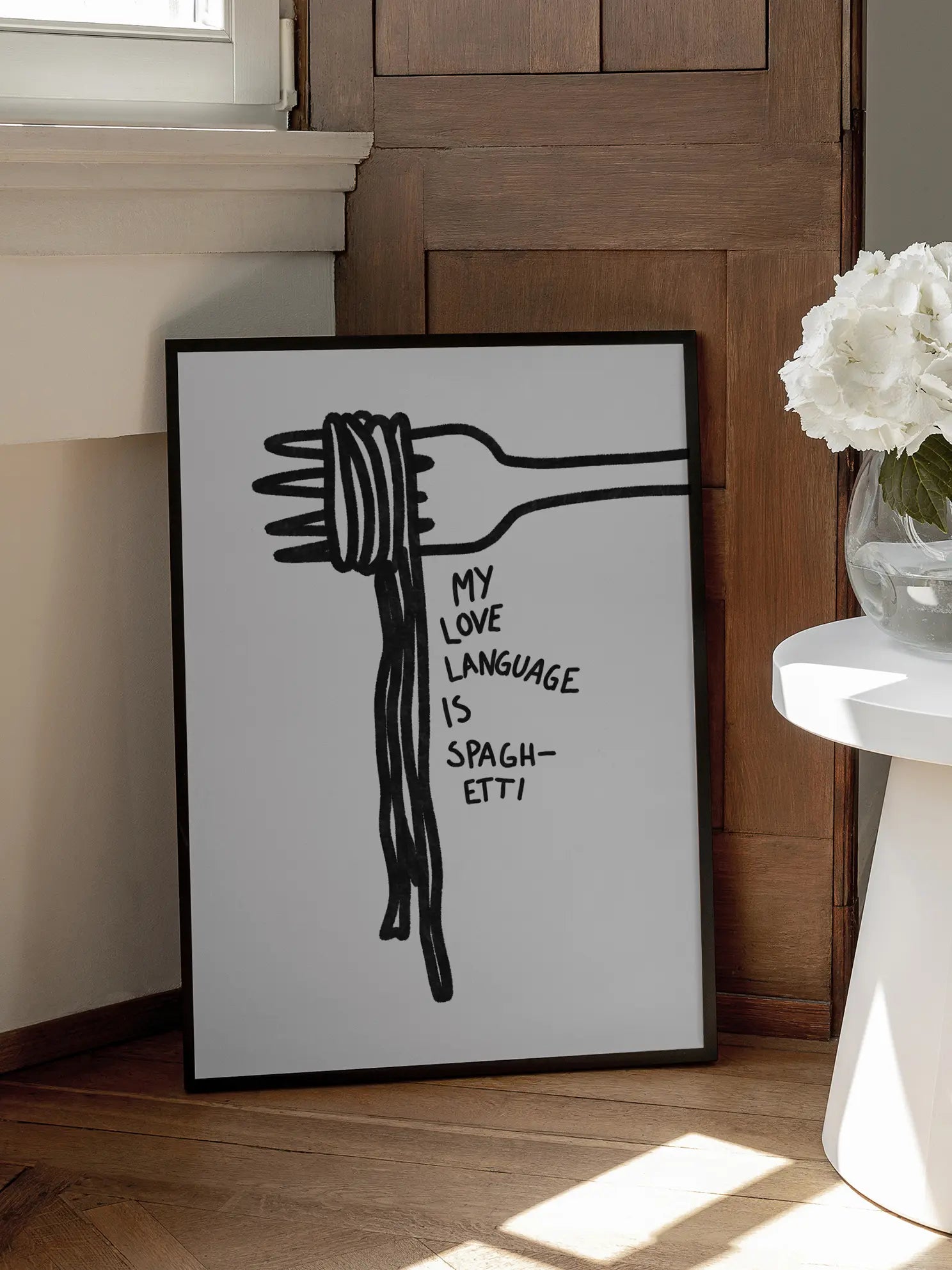 Love Language Spaghetti Poster