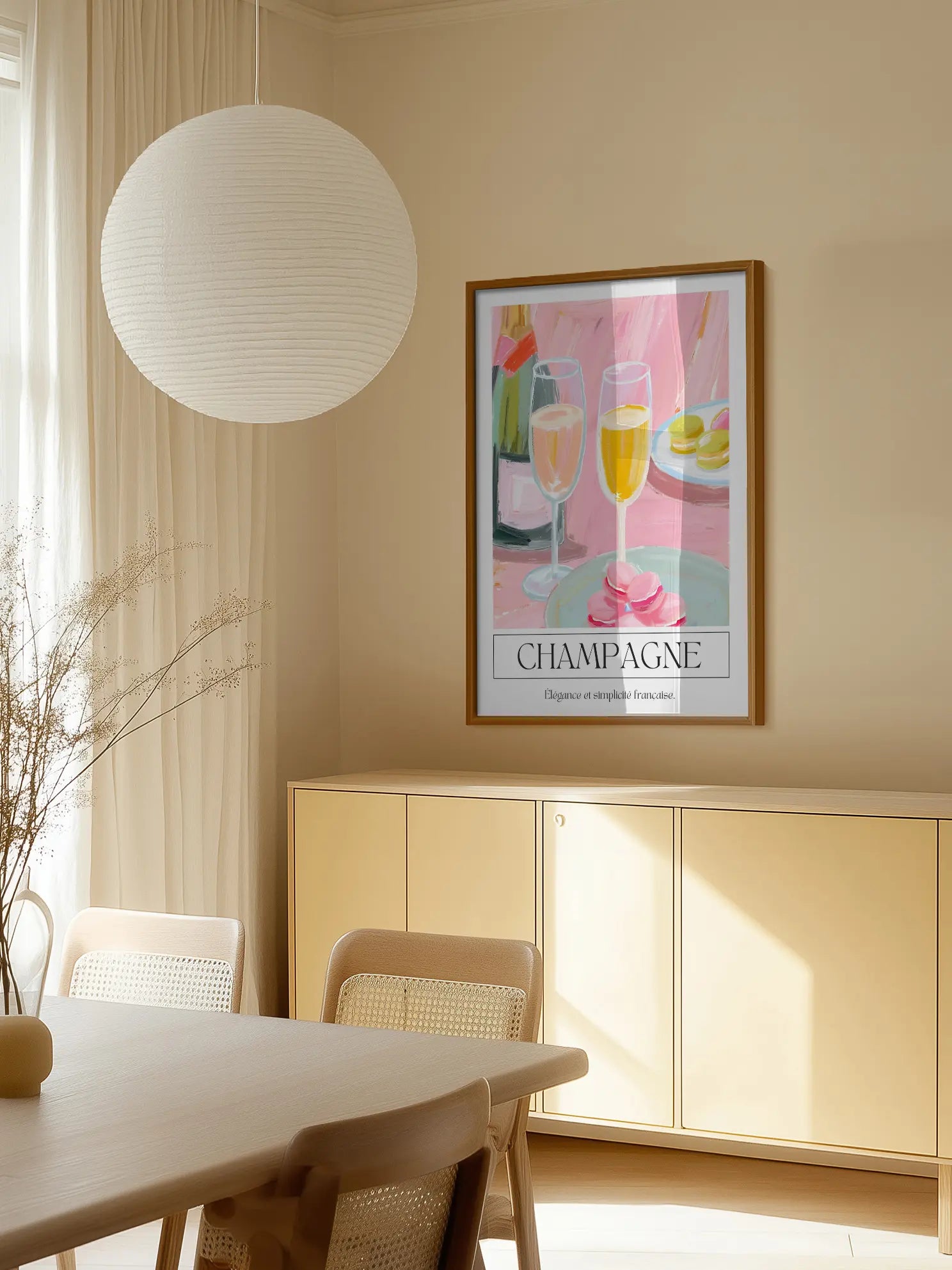 Macarons and Champagne Poster