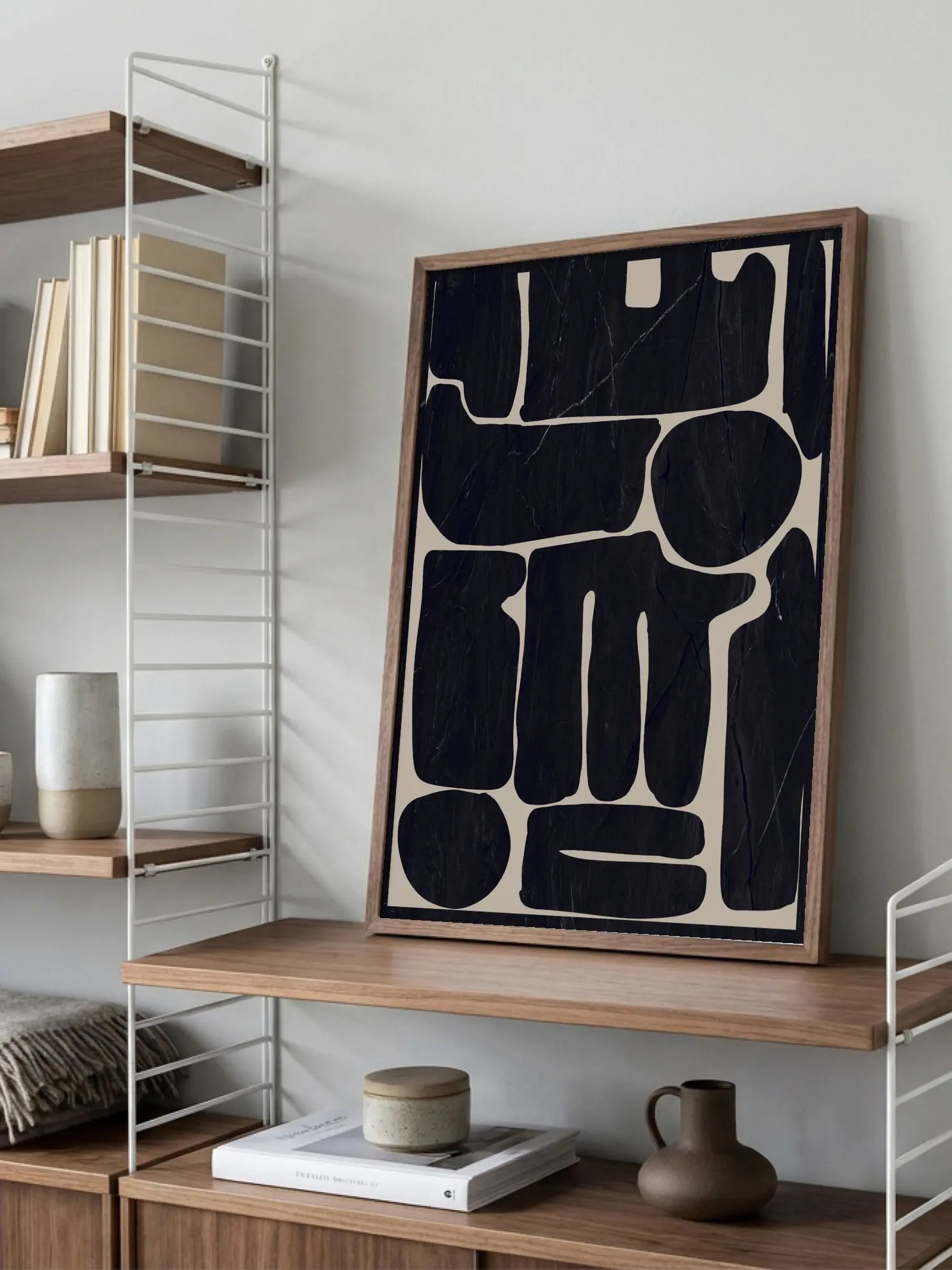 Marble Shapes Poster