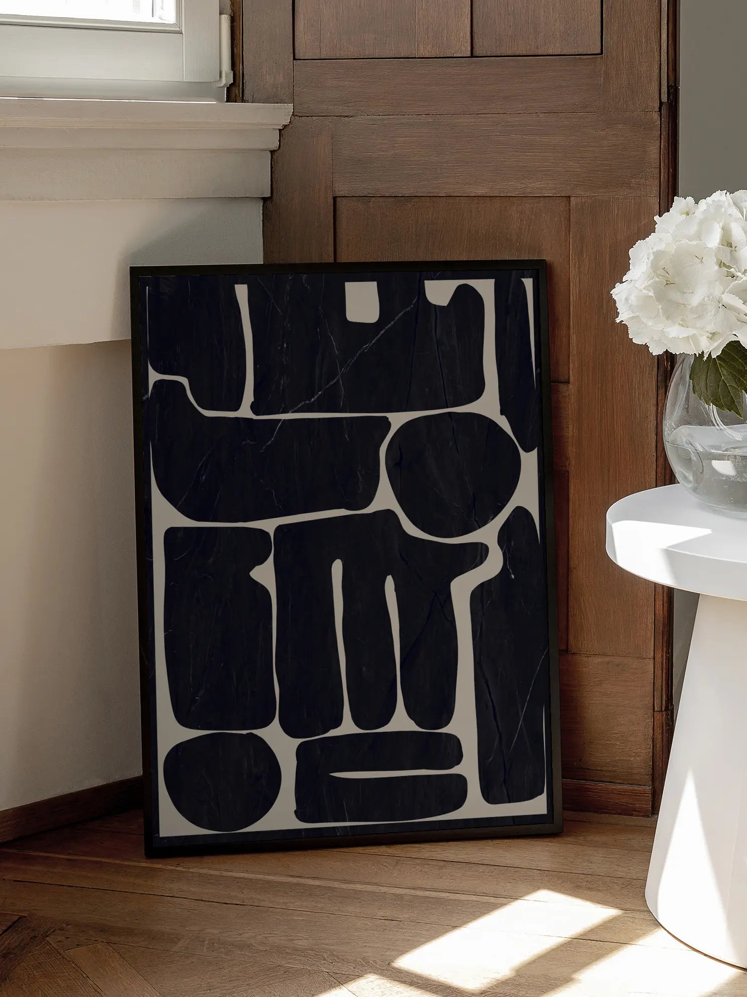 Marble Shapes Poster