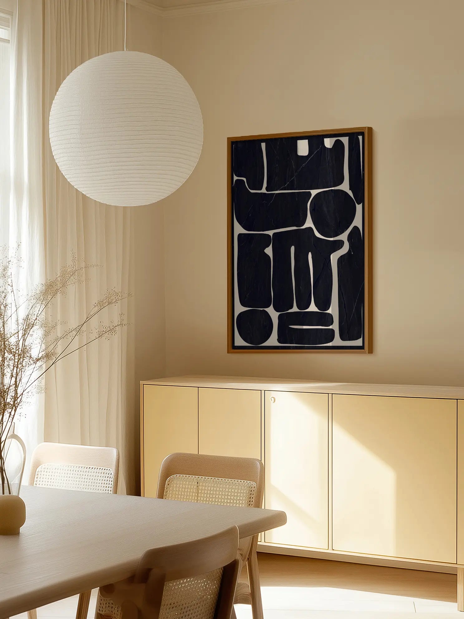 Marble Shapes Poster