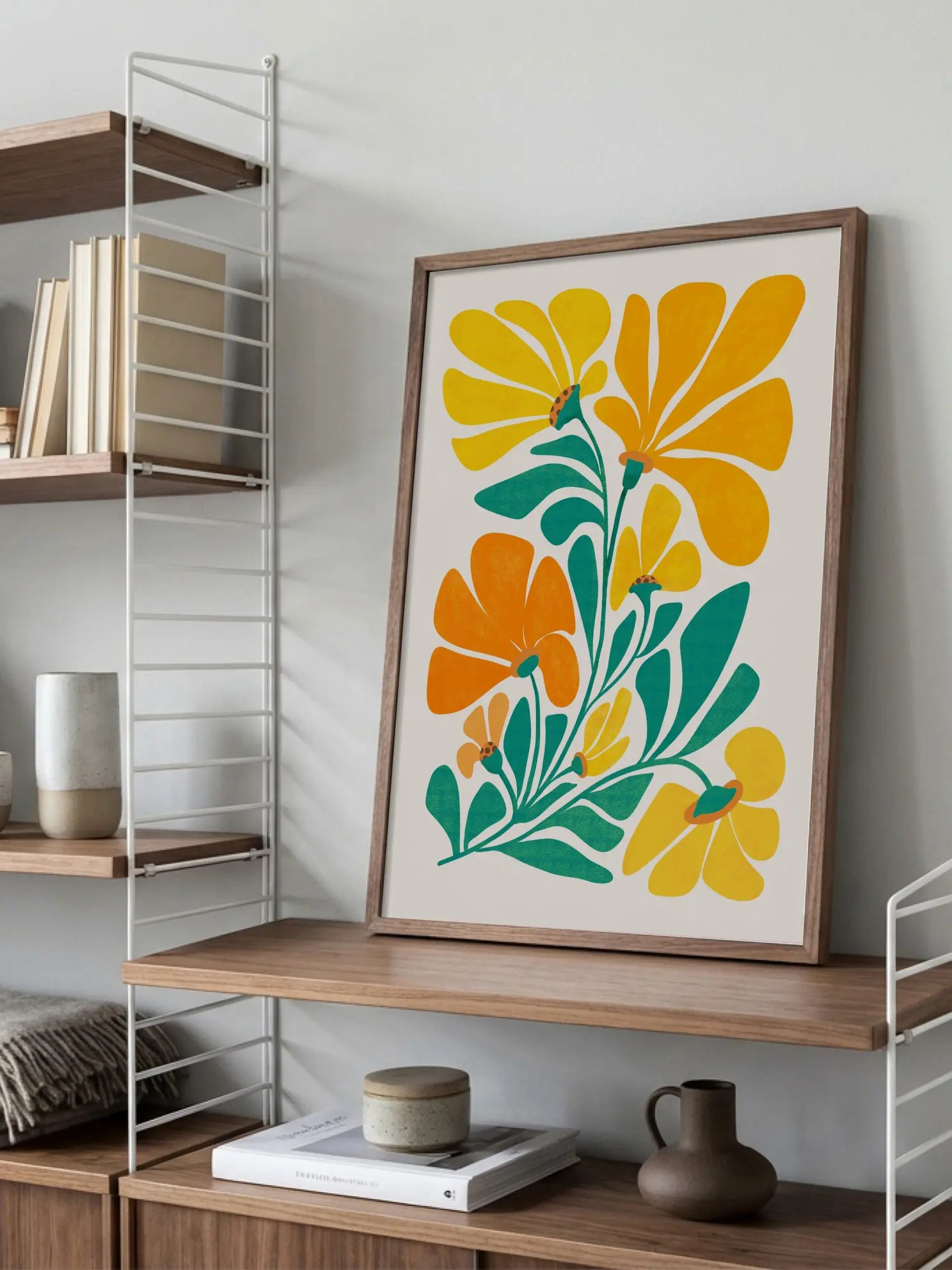Marigold Flower Poster