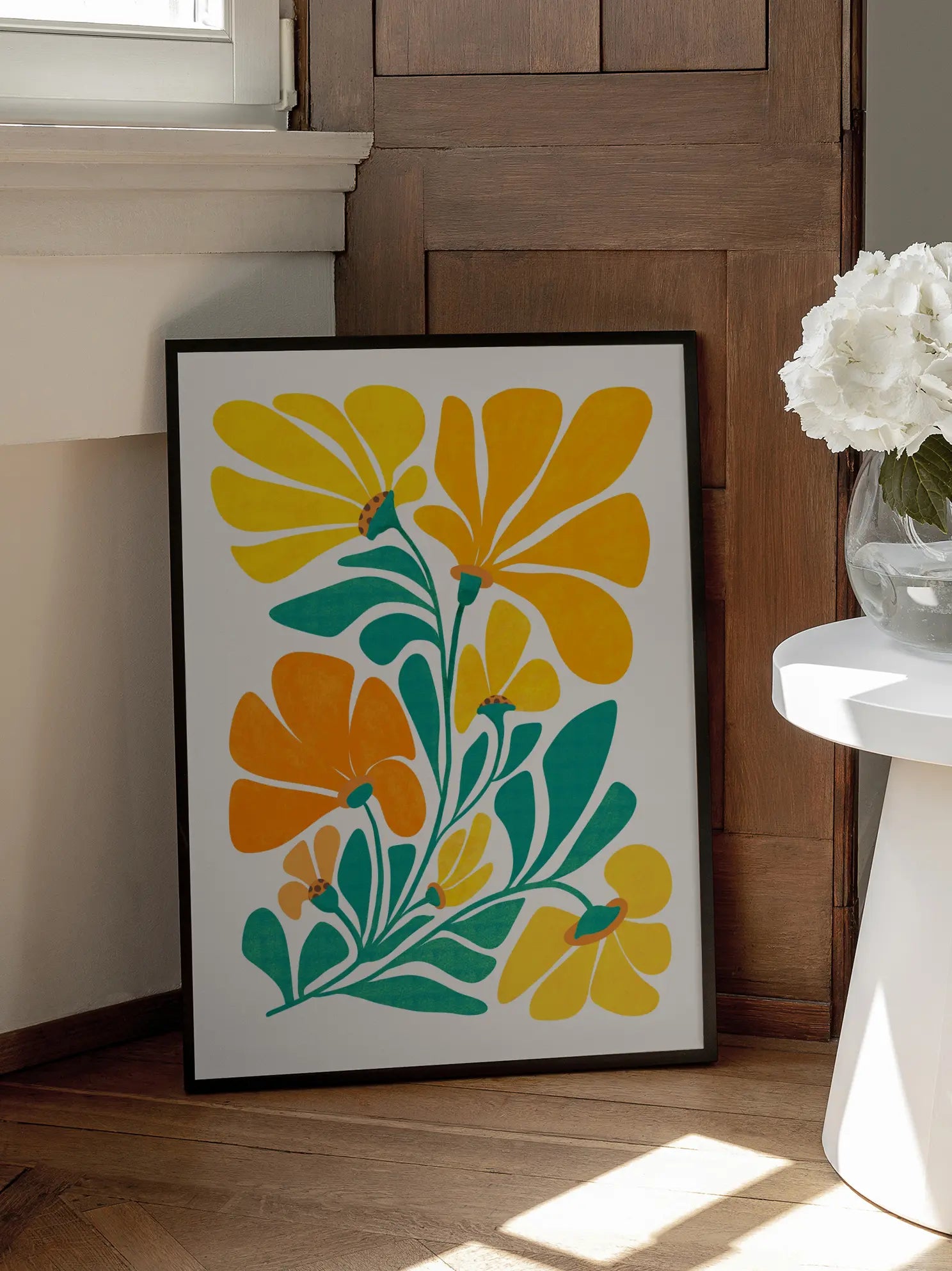 Marigold Flower Poster