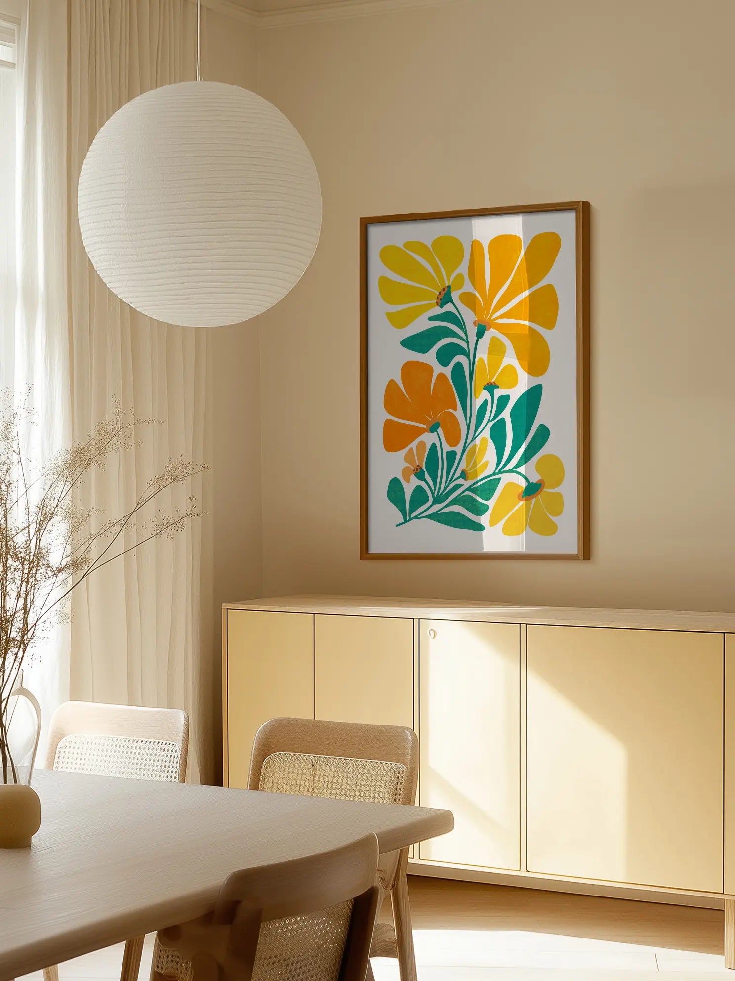Marigold Flower Poster