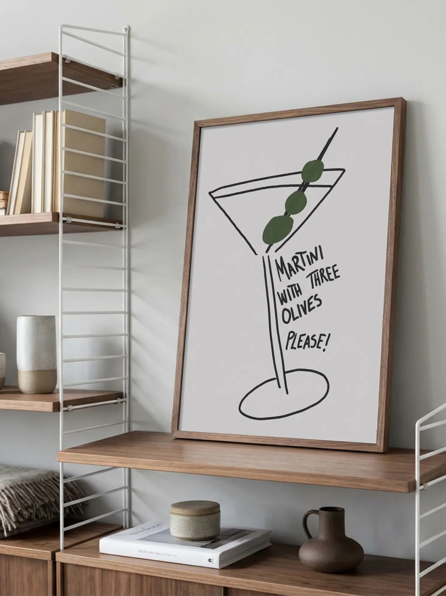 Martini Three Olives Poster