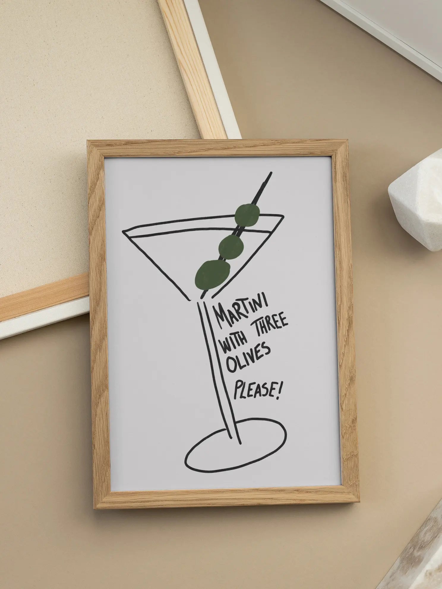 Martini Three Olives Poster