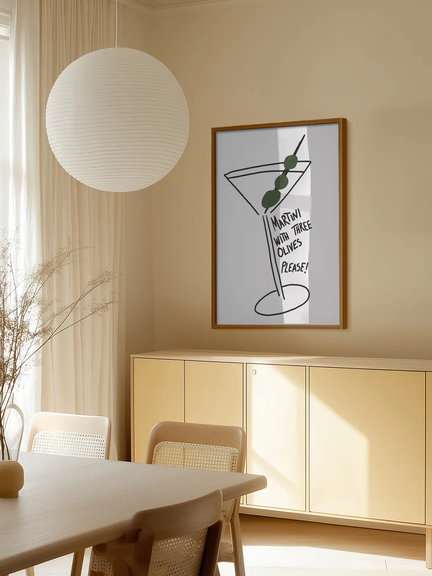 Martini Three Olives Poster