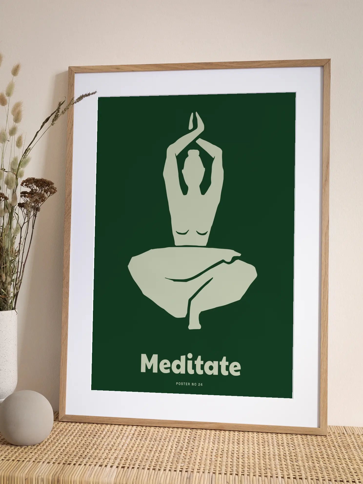 Meditate Poster