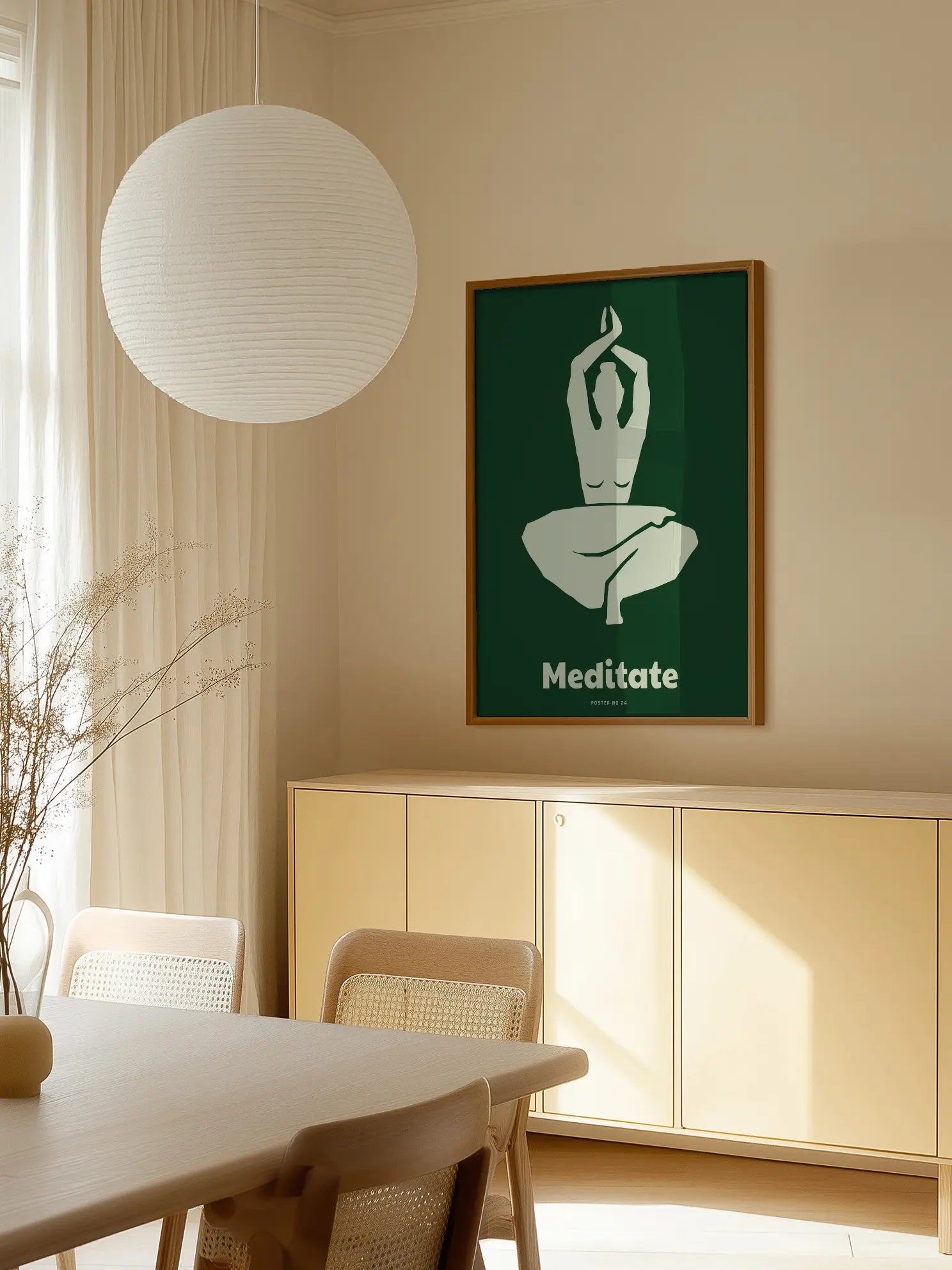 Meditate Poster