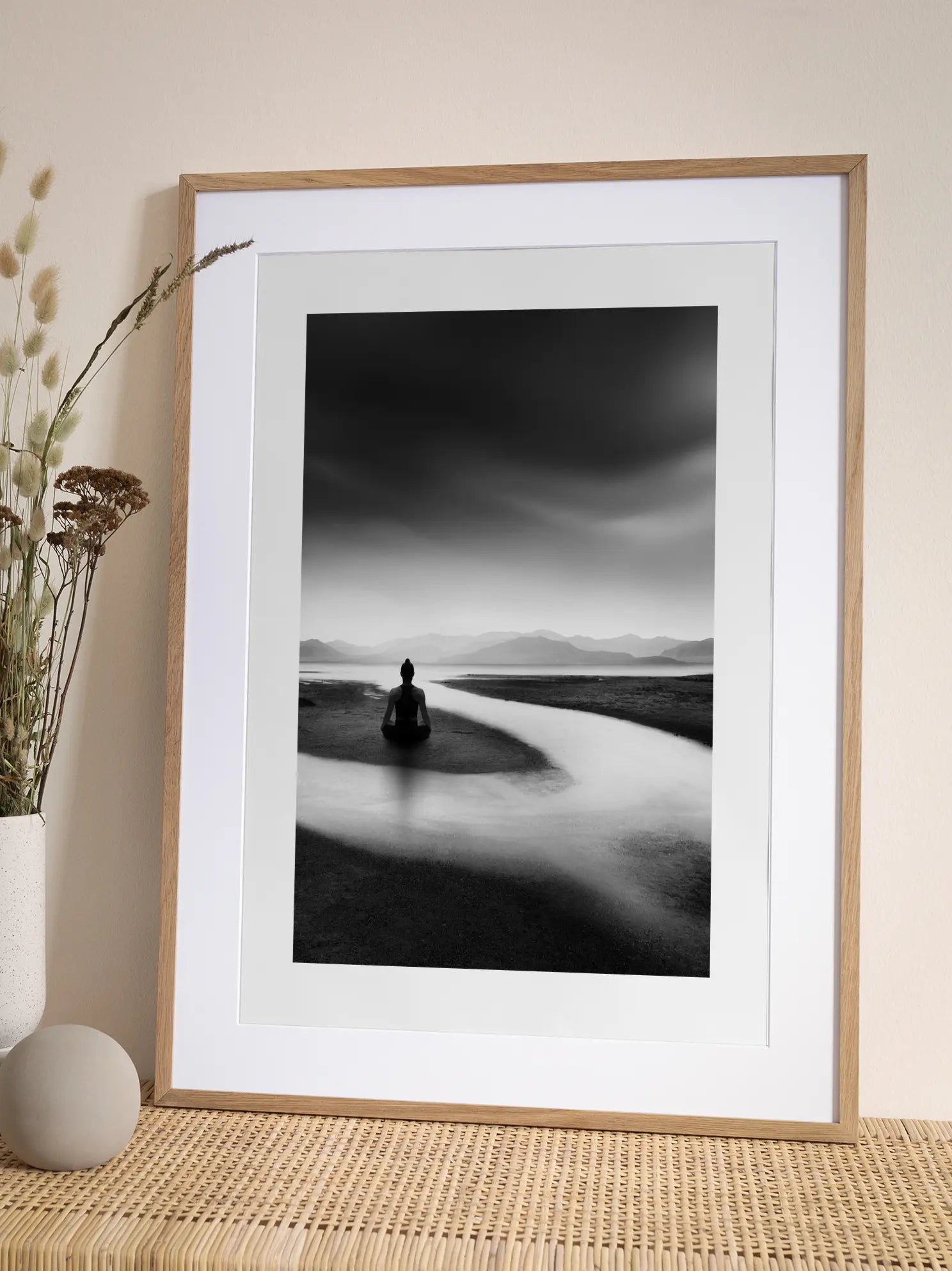 Meditation by the River Poster