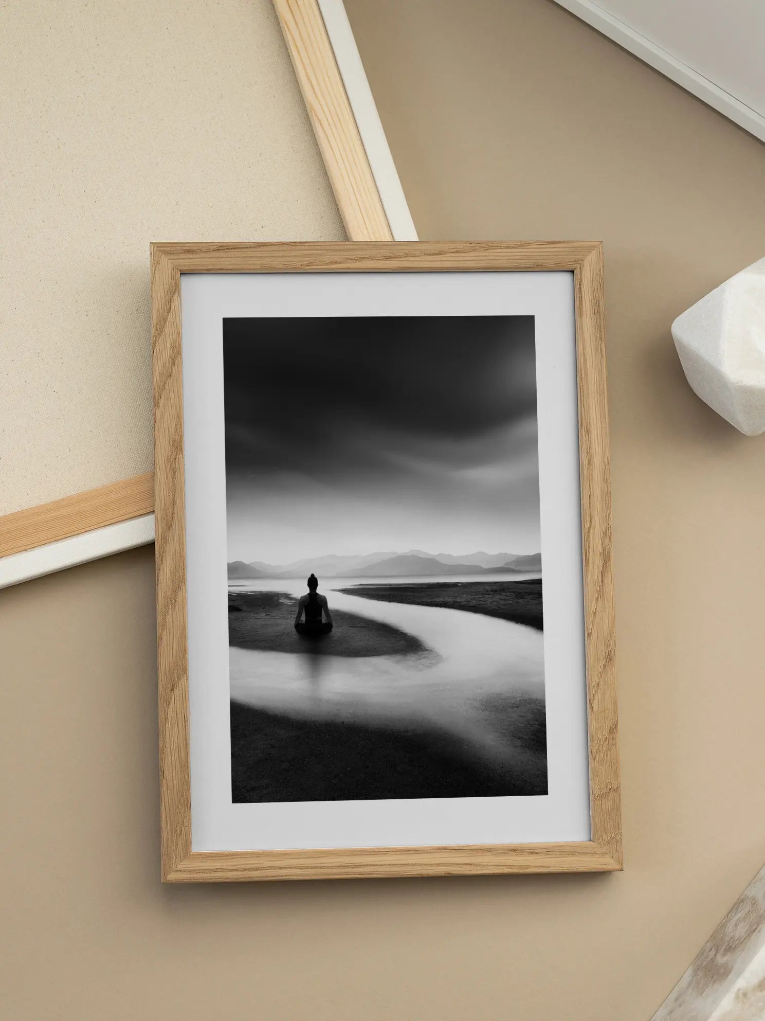 Meditation by the River Poster