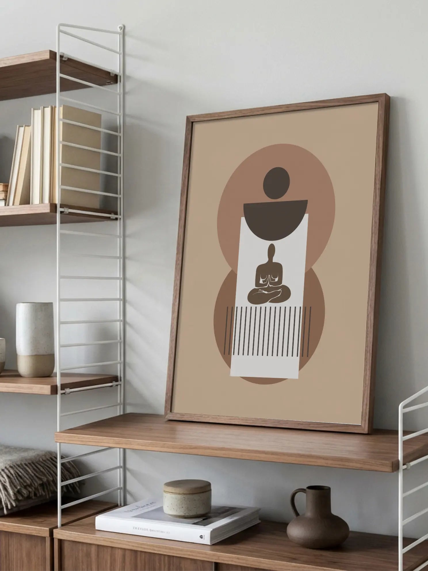 Meditation Figure Poster