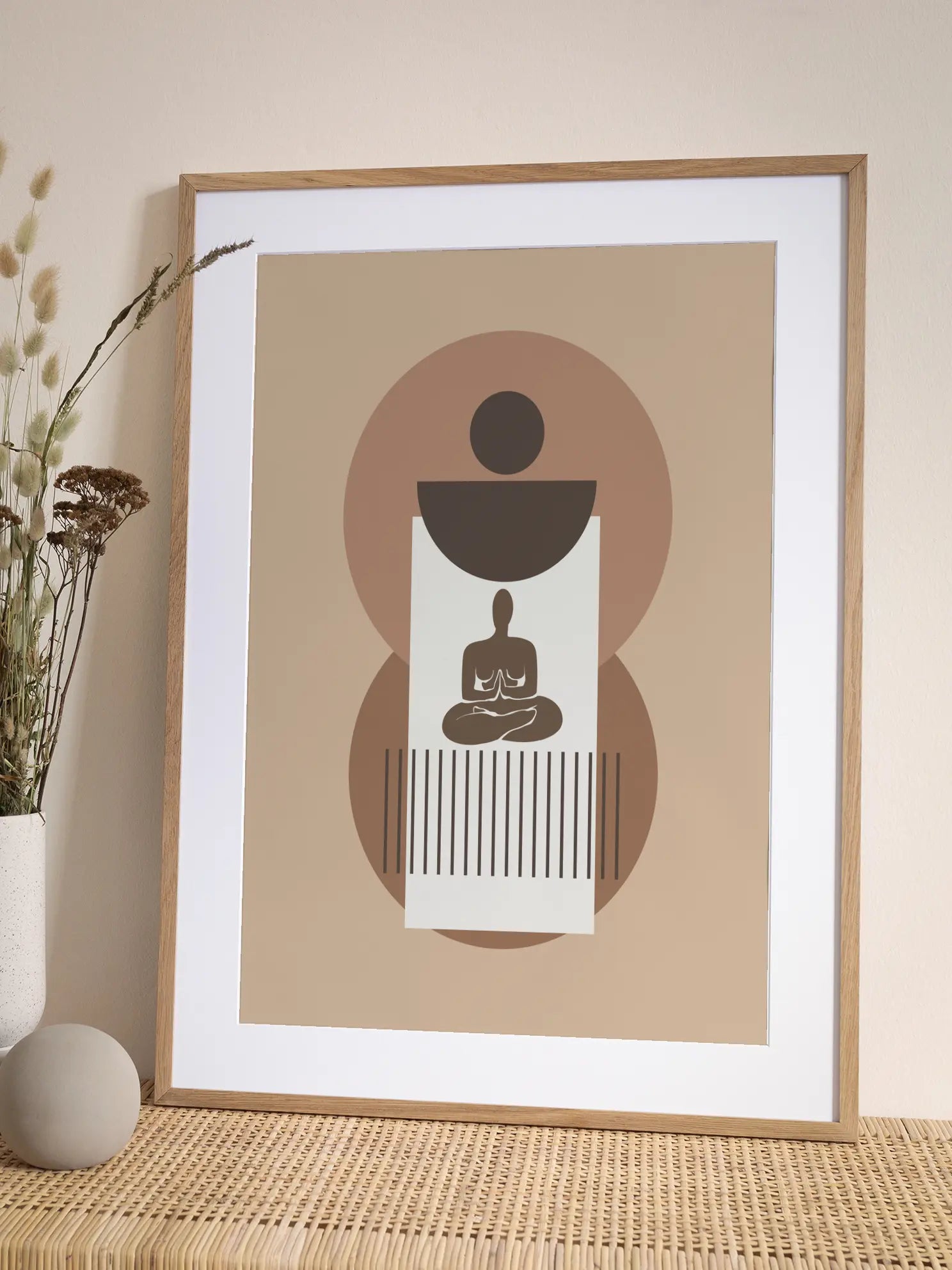 Meditation Figure Poster